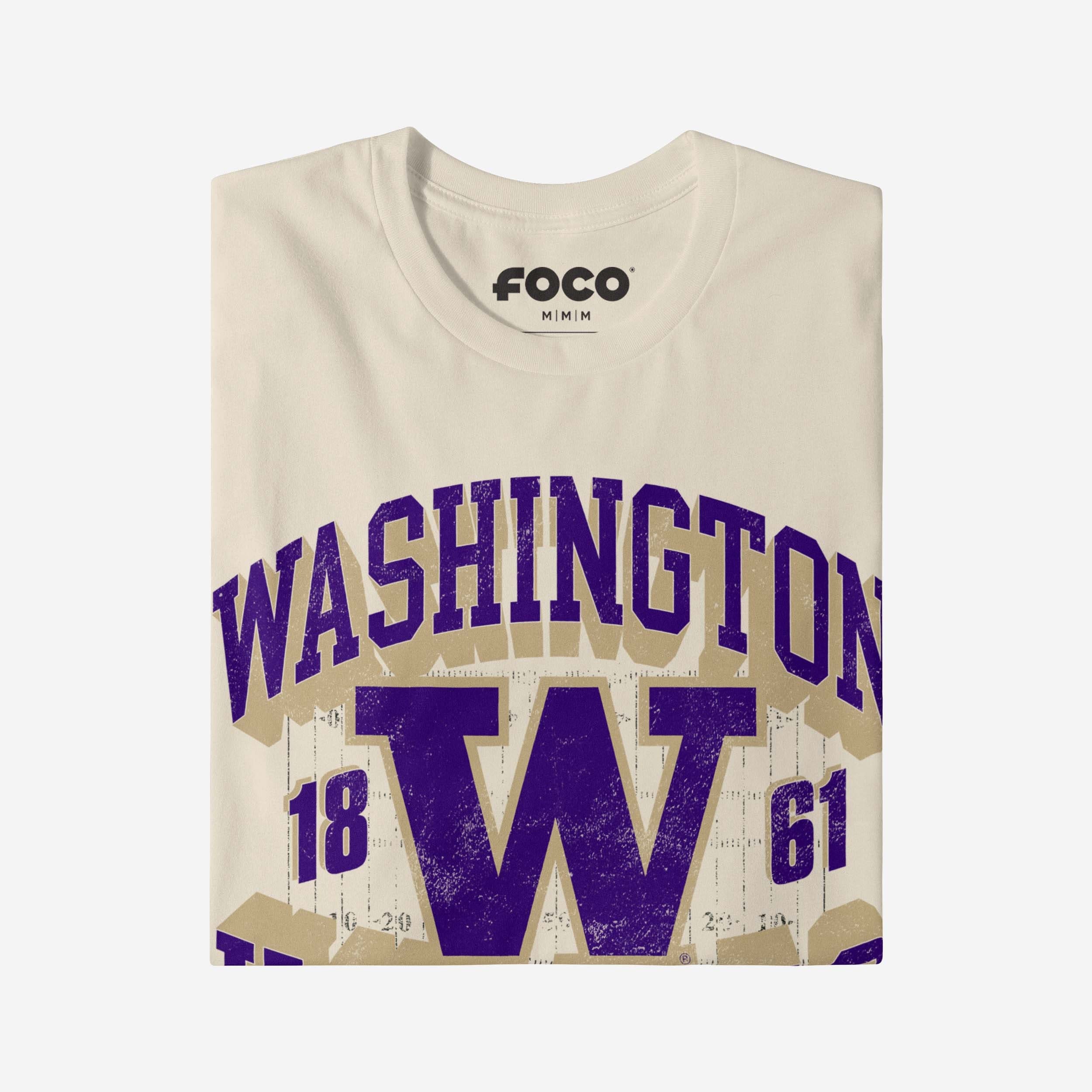 Washington Huskies Field Arched Wordmark T-Shirt - Image 4