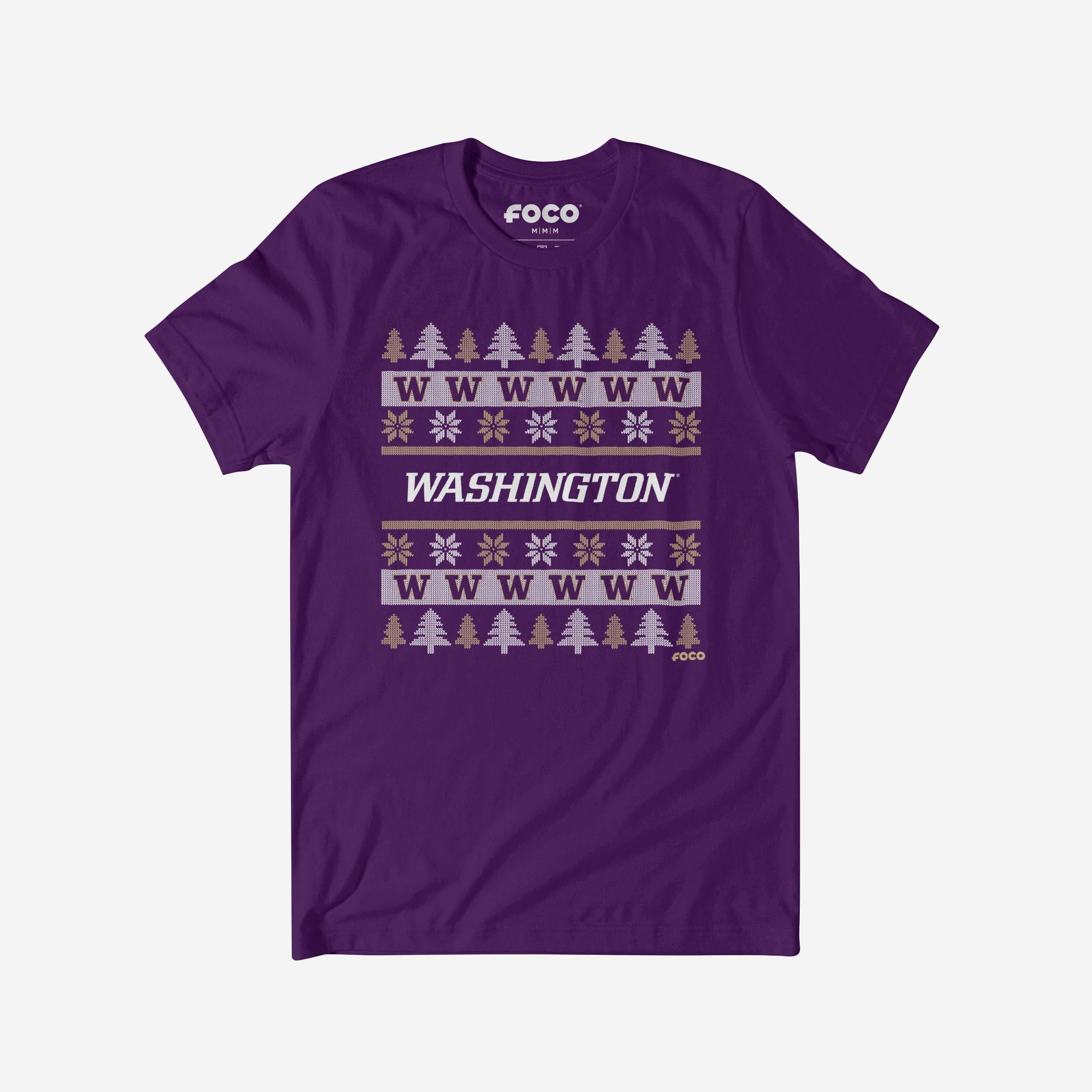 Washington Huskies Holiday Sweater T-Shirt