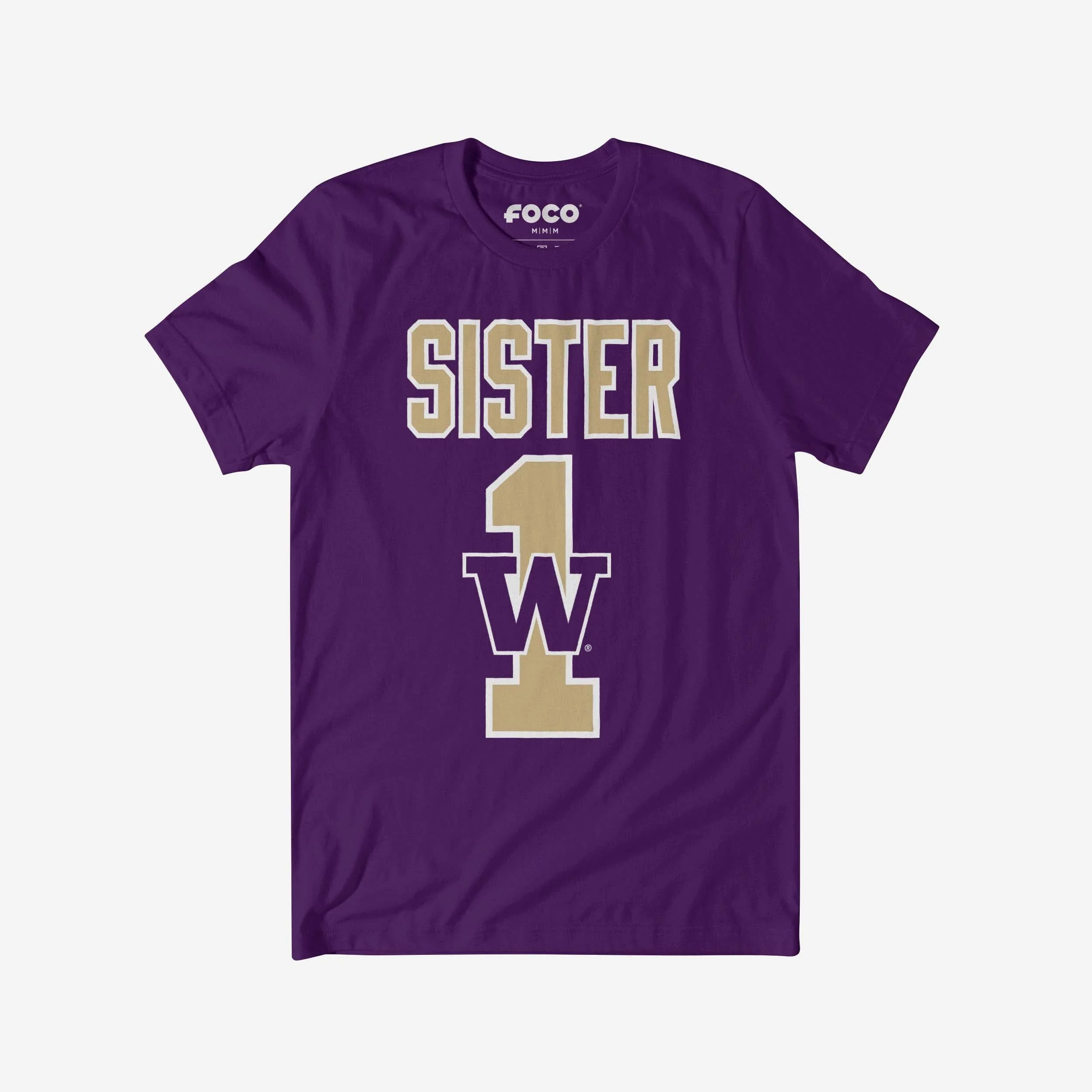 Washington Huskies Number 1 Sister T-Shirt