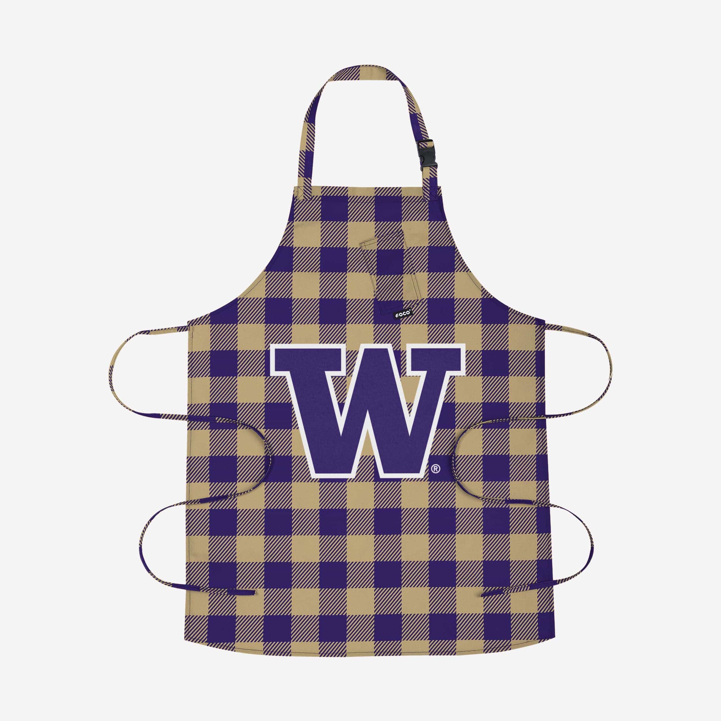 Washington Huskies Plaid Apron
