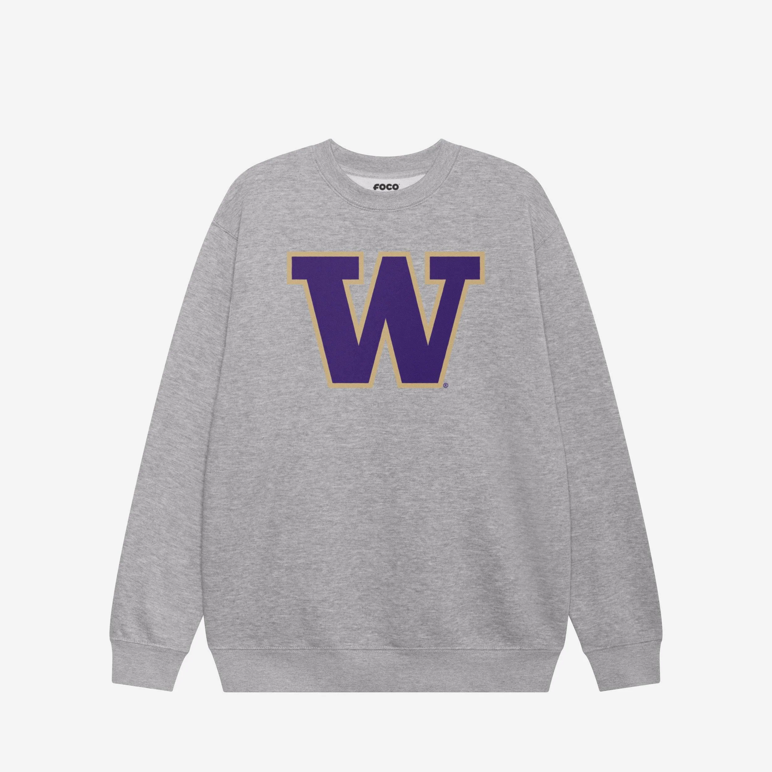 Washington Huskies Primary Logo Crew Neck Sweatshirt