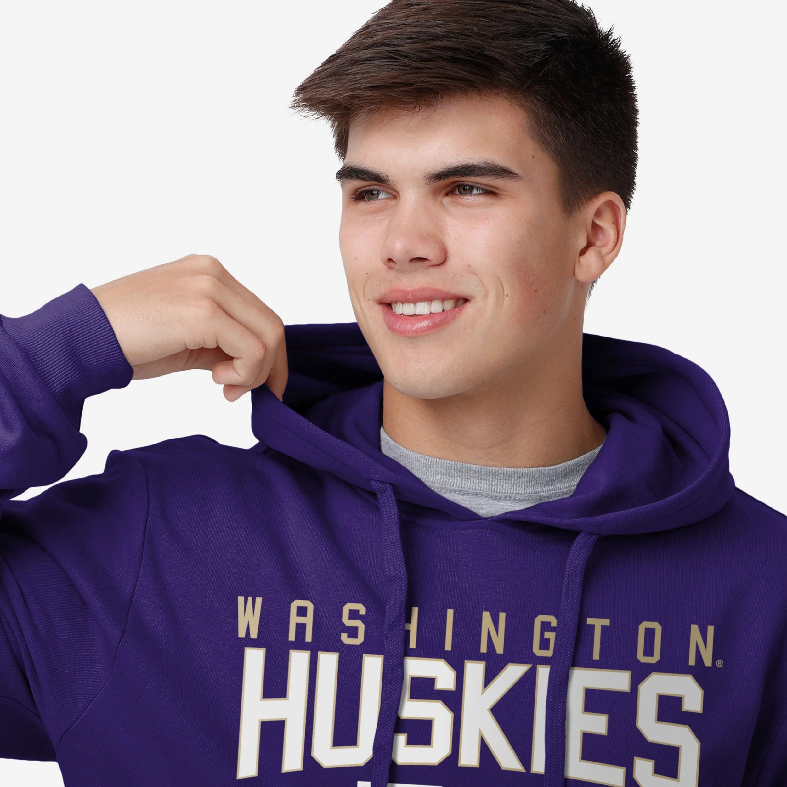 Washington Huskies Solid Hoodie - Image 4