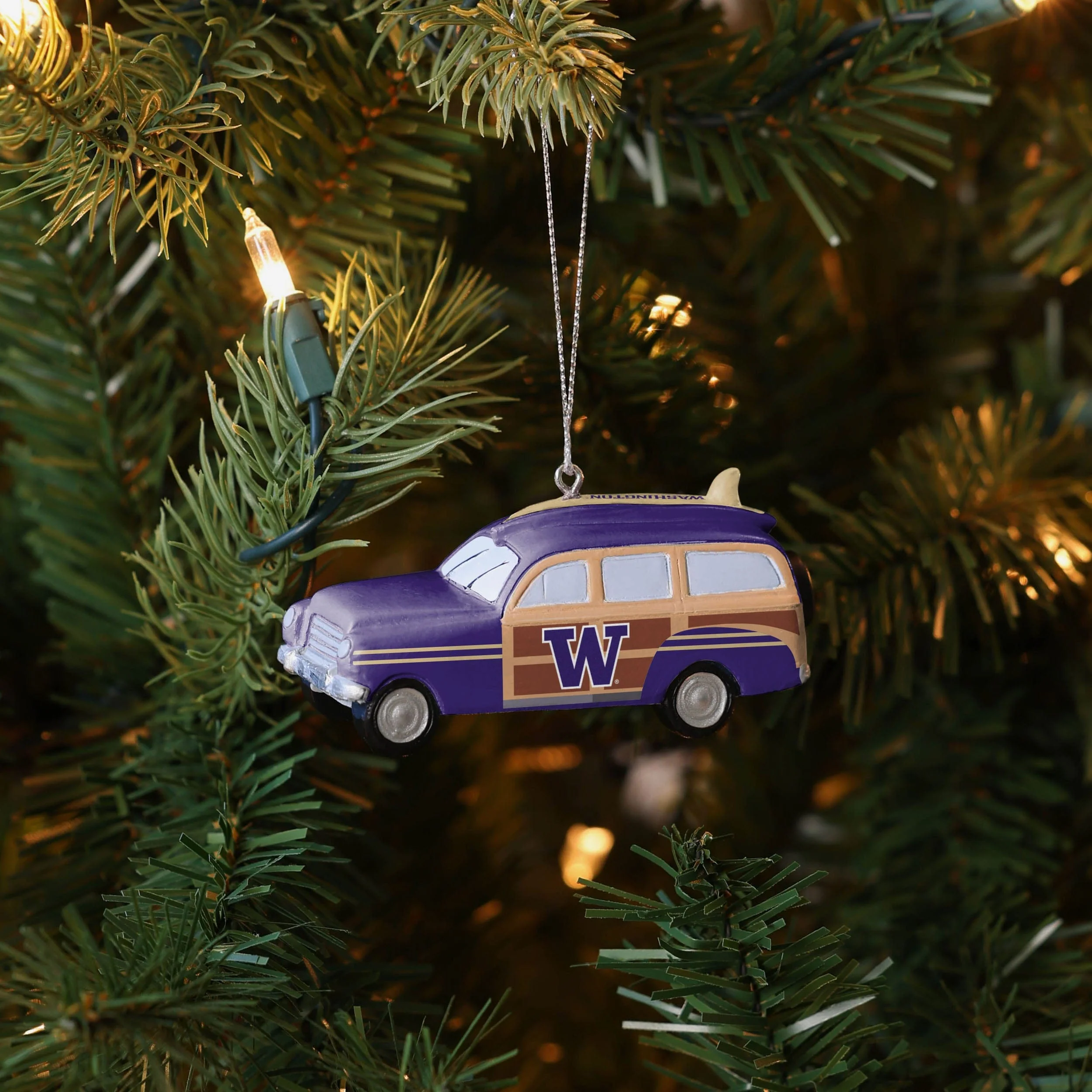 Washington Huskies Station Wagon Ornament - Image 4