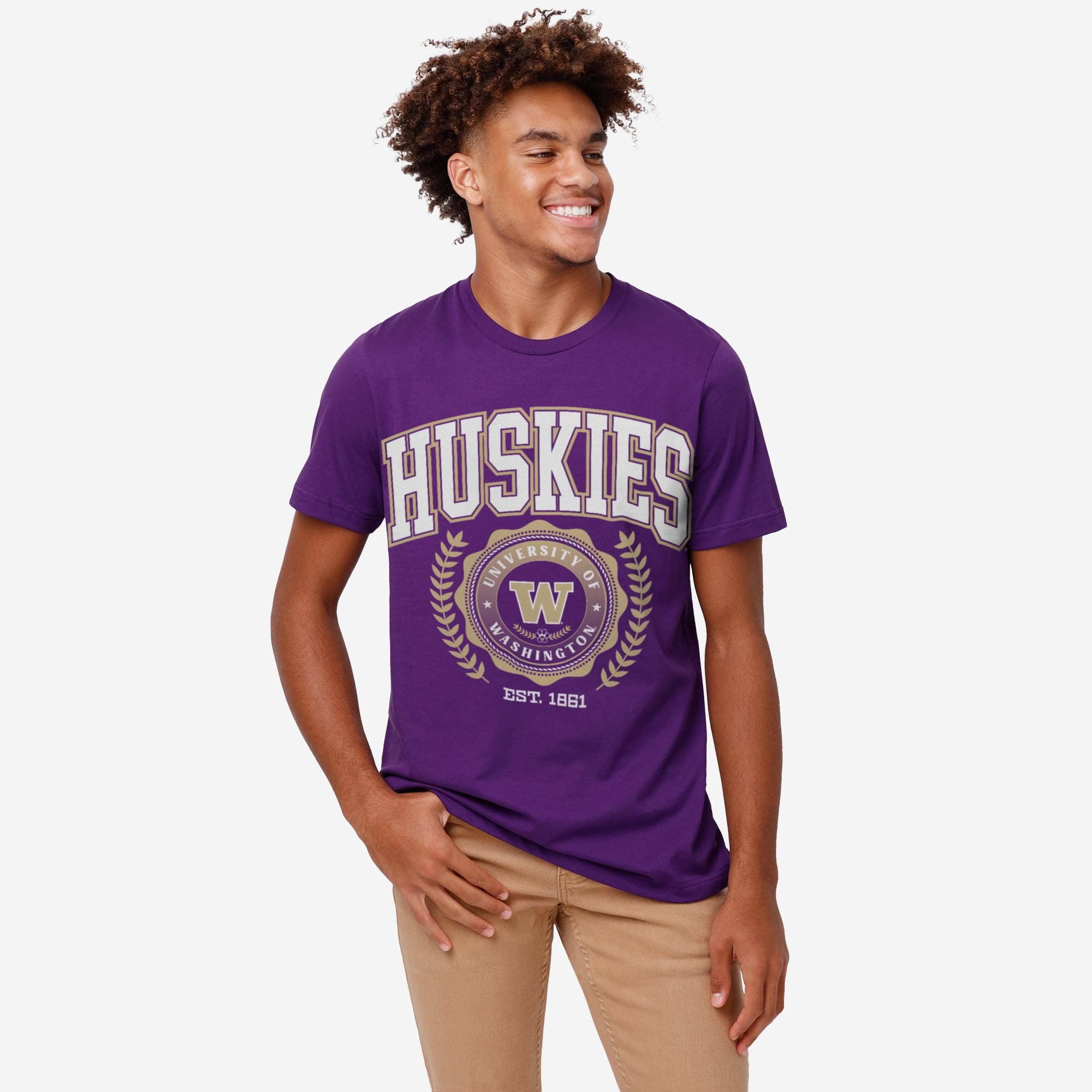 Washington Huskies Team Crest T-Shirt - Image 6