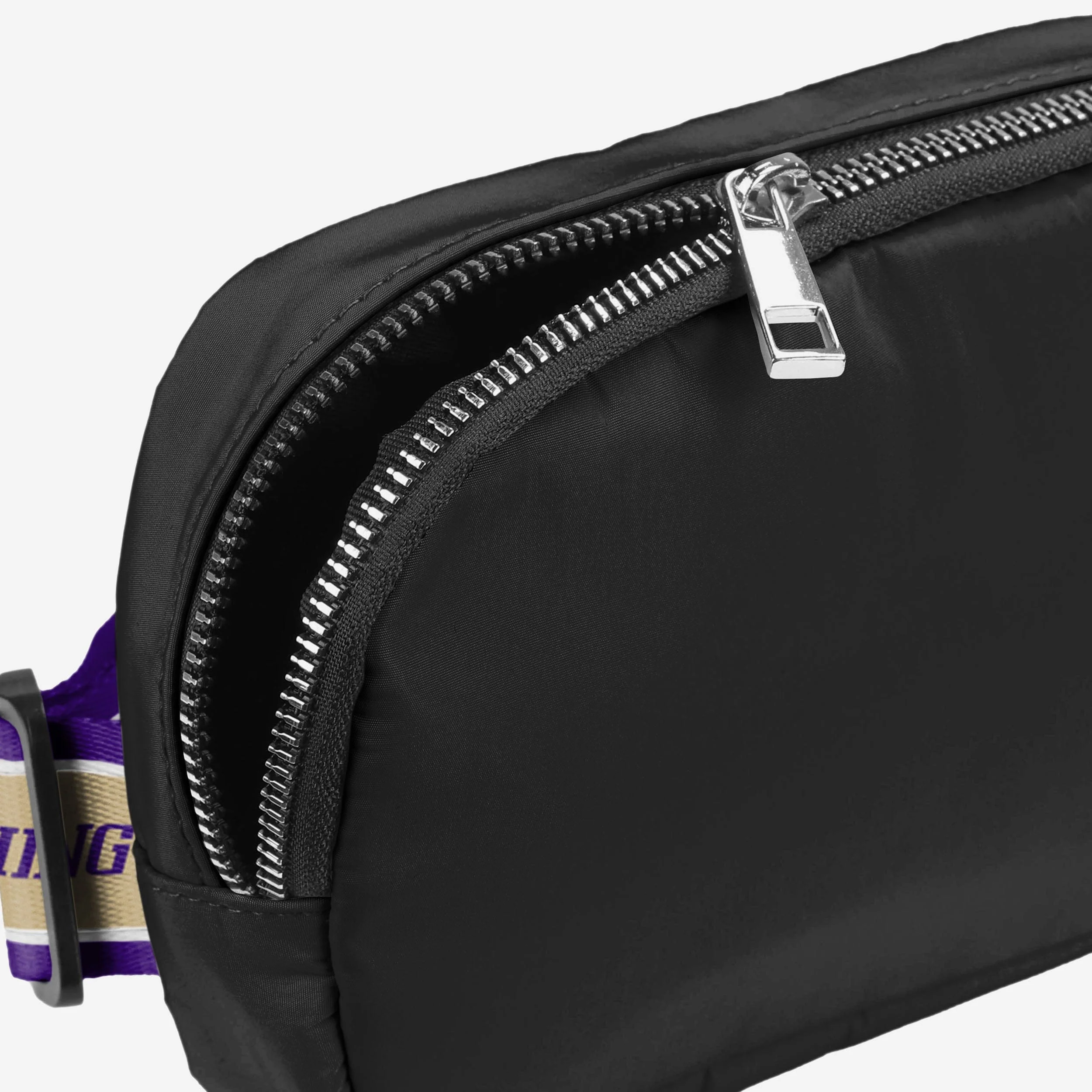 Washington Huskies Team Wordmark Crossbody Belt Bag - Image 4