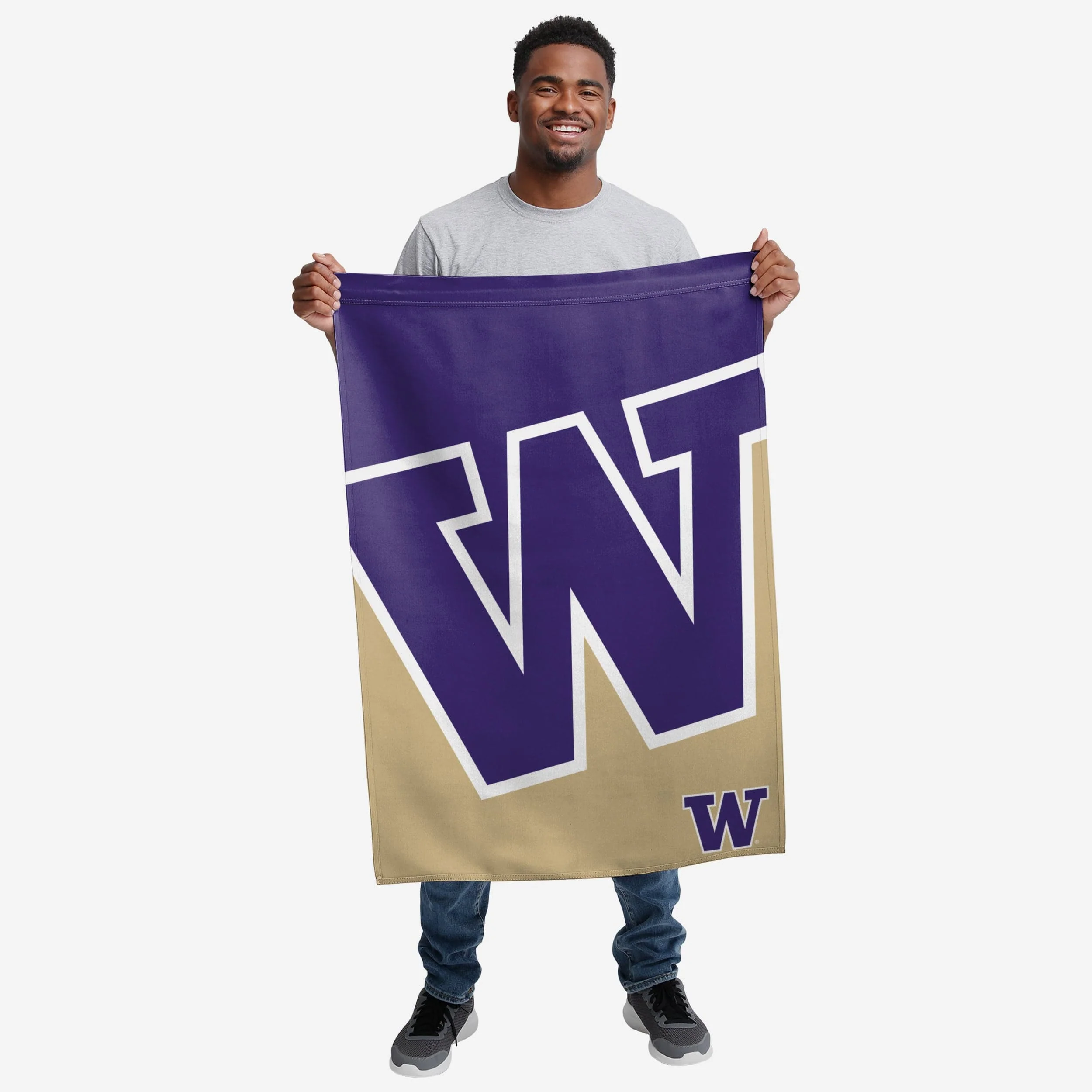 Washington Huskies Vertical Flag - Image 2