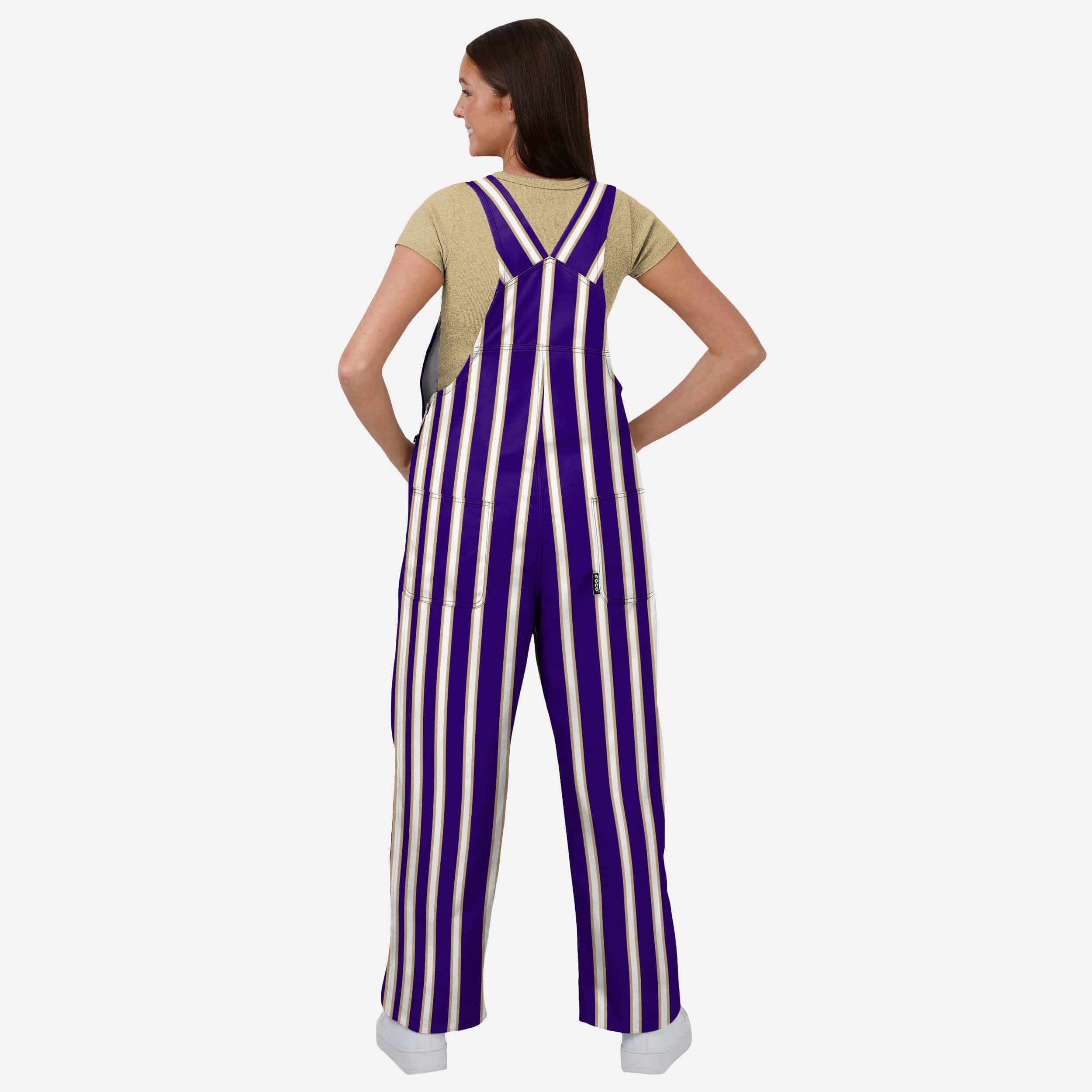 Washington Huskies Womens Sideline Spirit Bib Overalls - Image 2