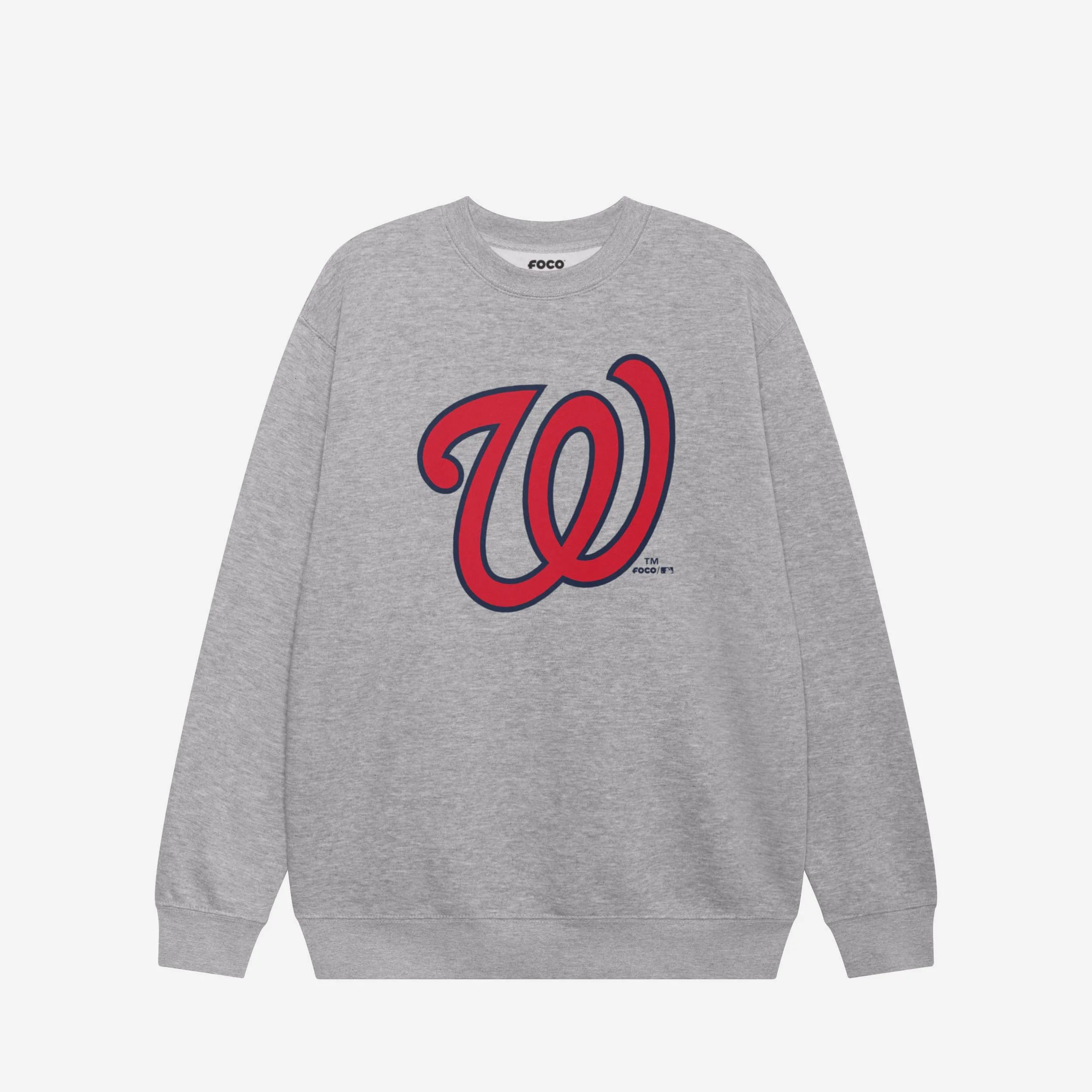 Washington Nationals Primary Logo Crew Neck Sweatshirt - Image 5