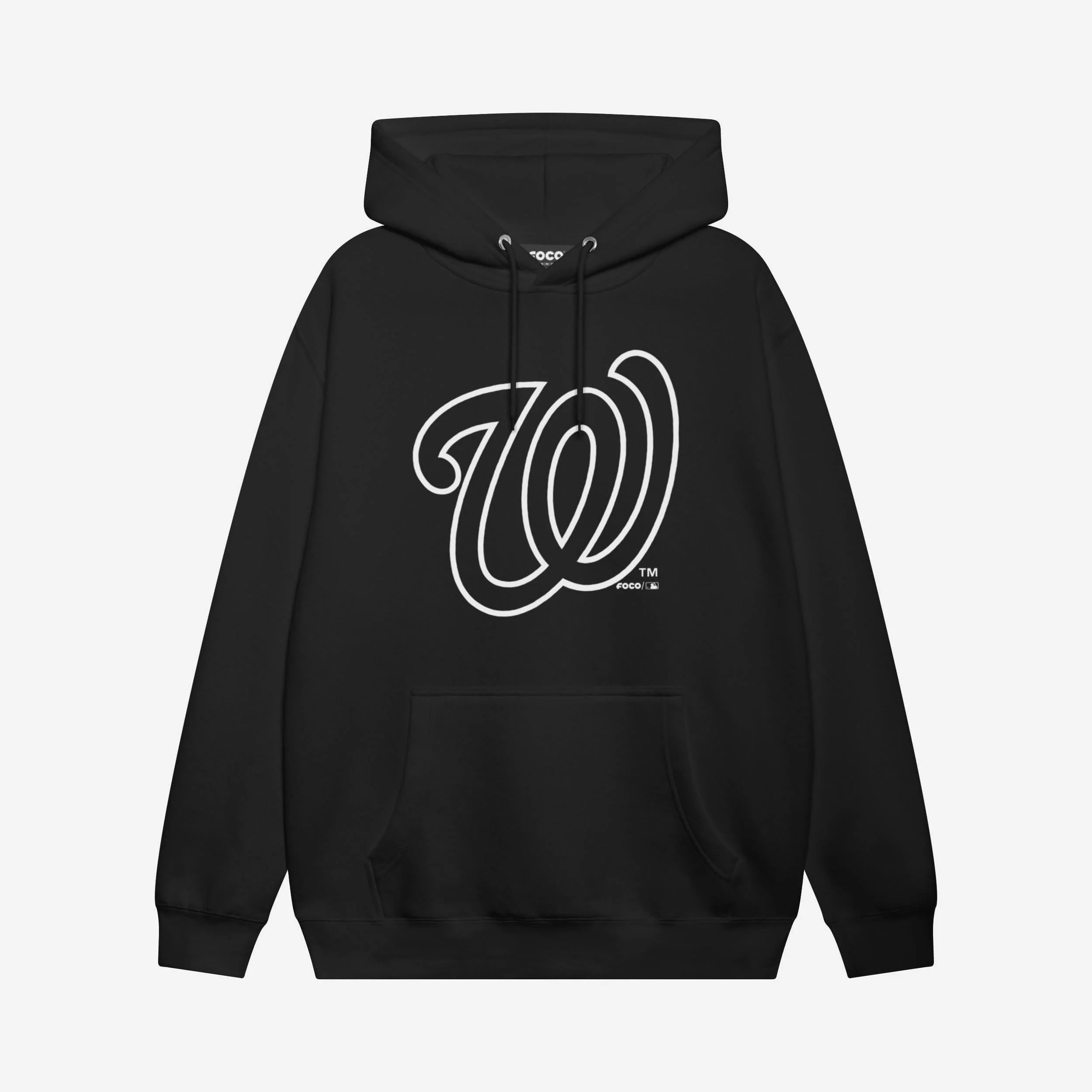 Washington Nationals White Logo Hoodie