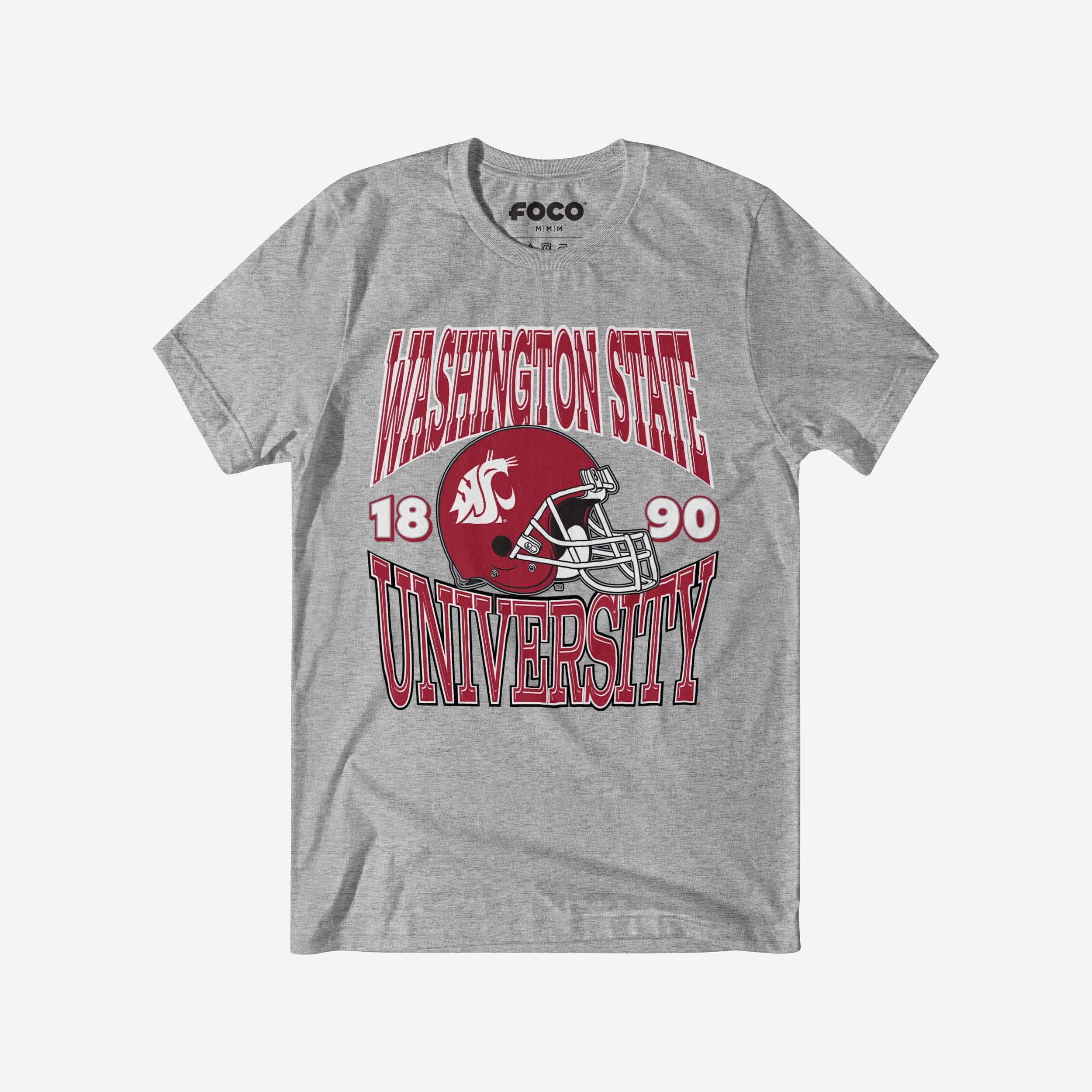 Washington State Cougars Classic Team Helmet T-Shirt