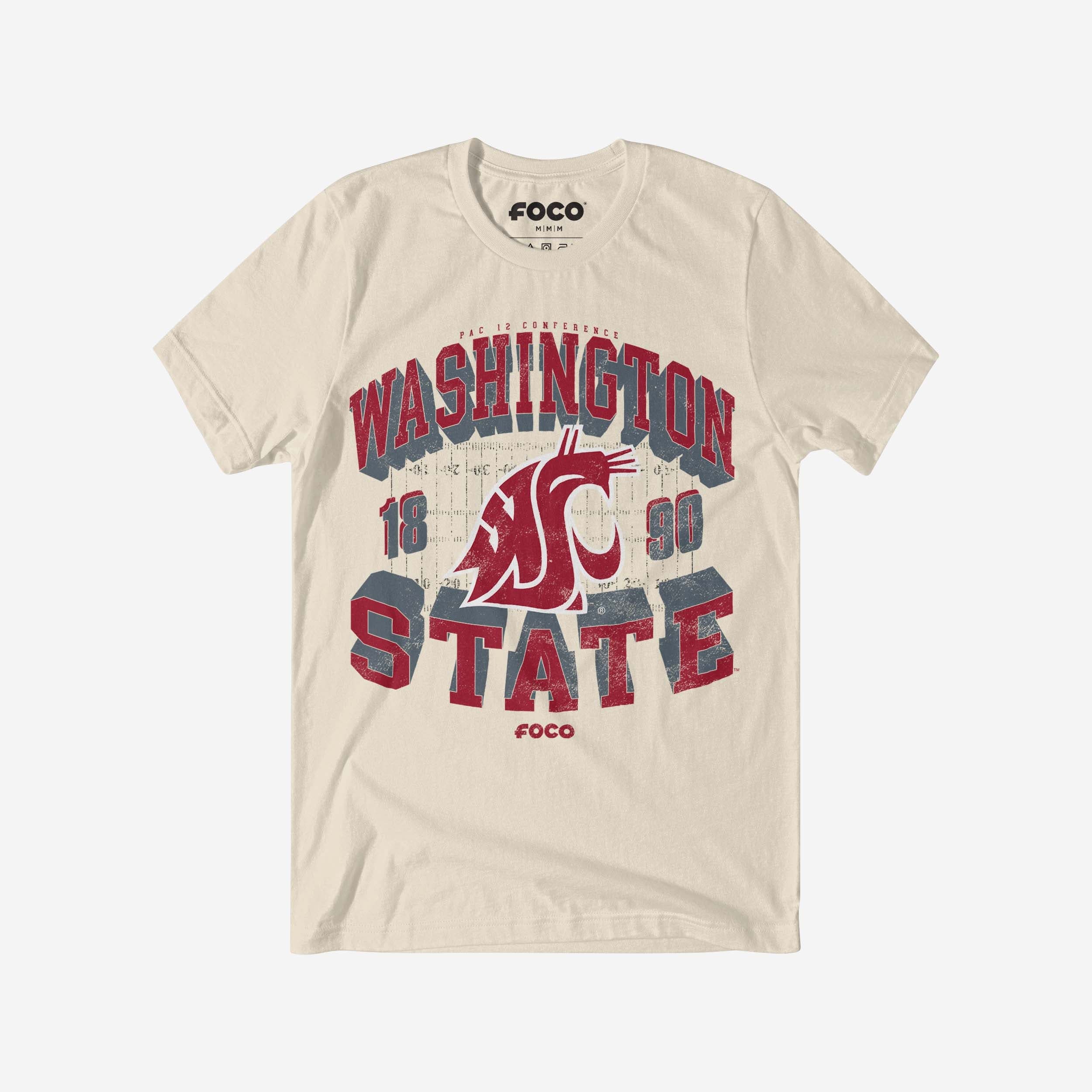 Washington State Cougars Field Arched Wordmark T-Shirt