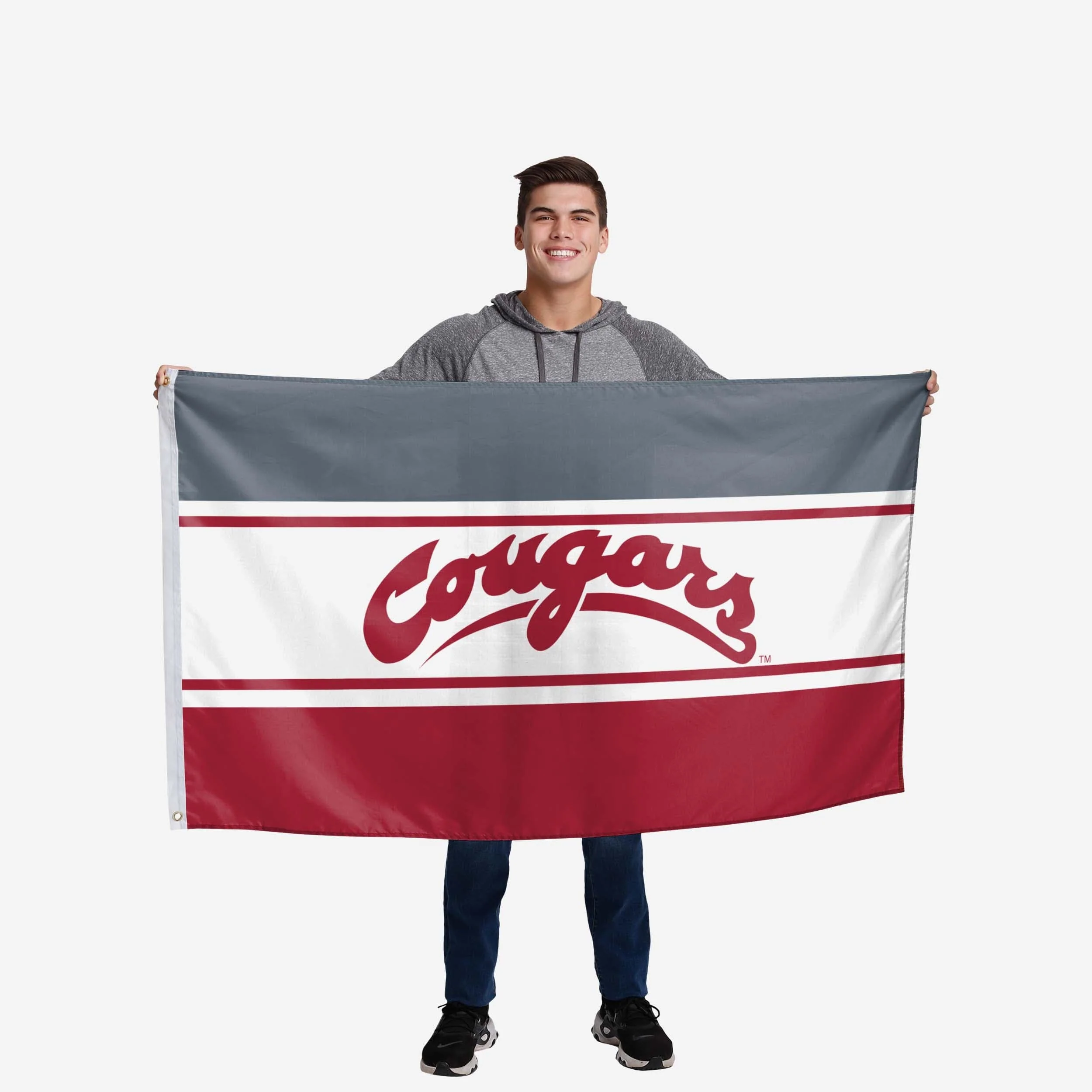Washington State Cougars Horizontal Flag - Image 2