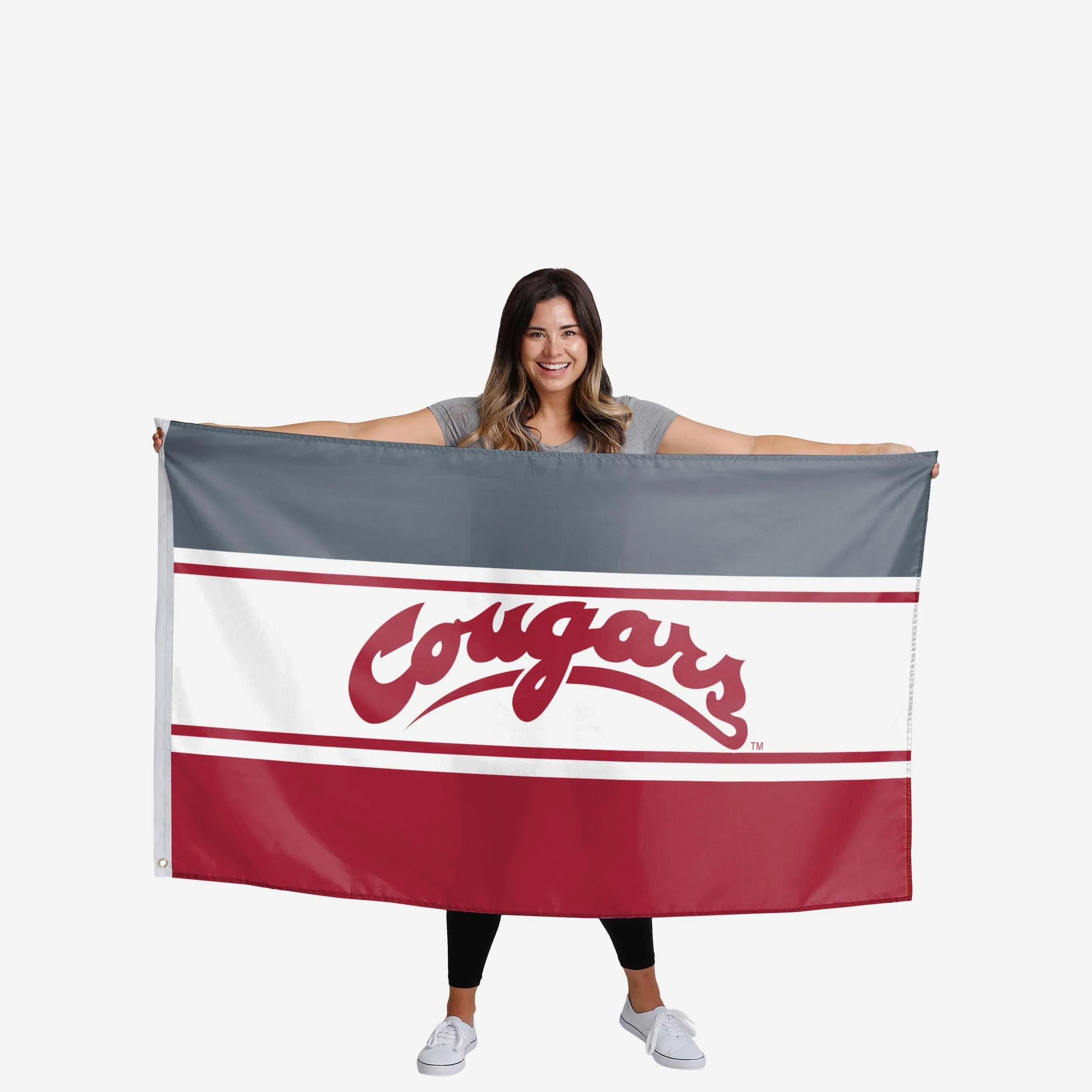 Washington State Cougars Horizontal Flag - Image 3