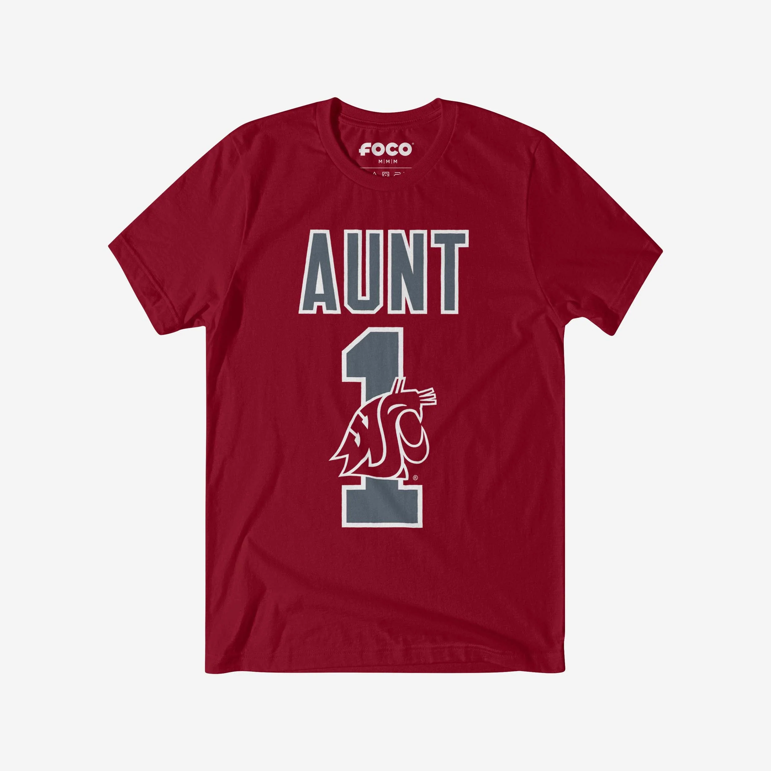 Washington State Cougars Number 1 Aunt T-Shirt