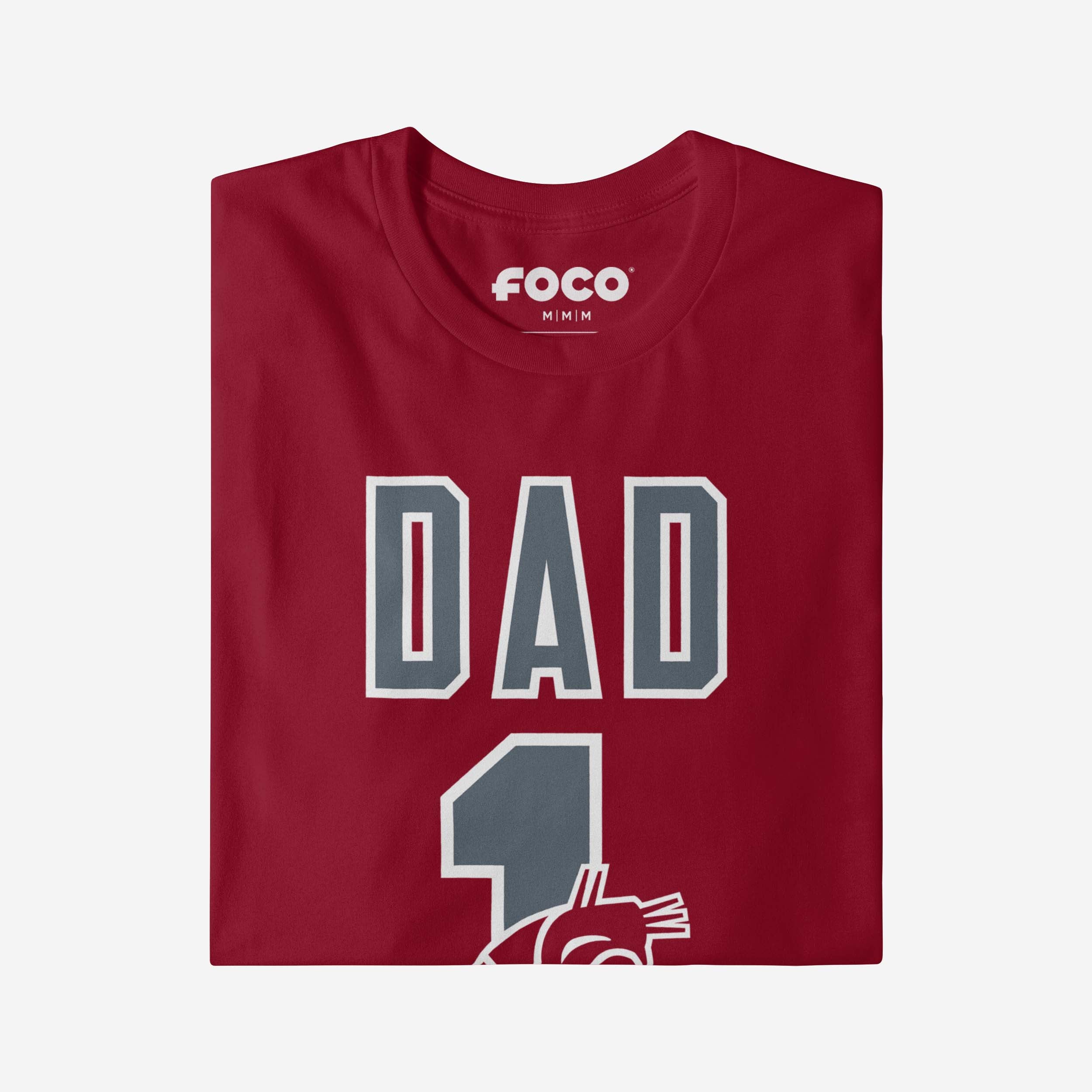 Washington State Cougars Number 1 Dad T-Shirt - Image 4