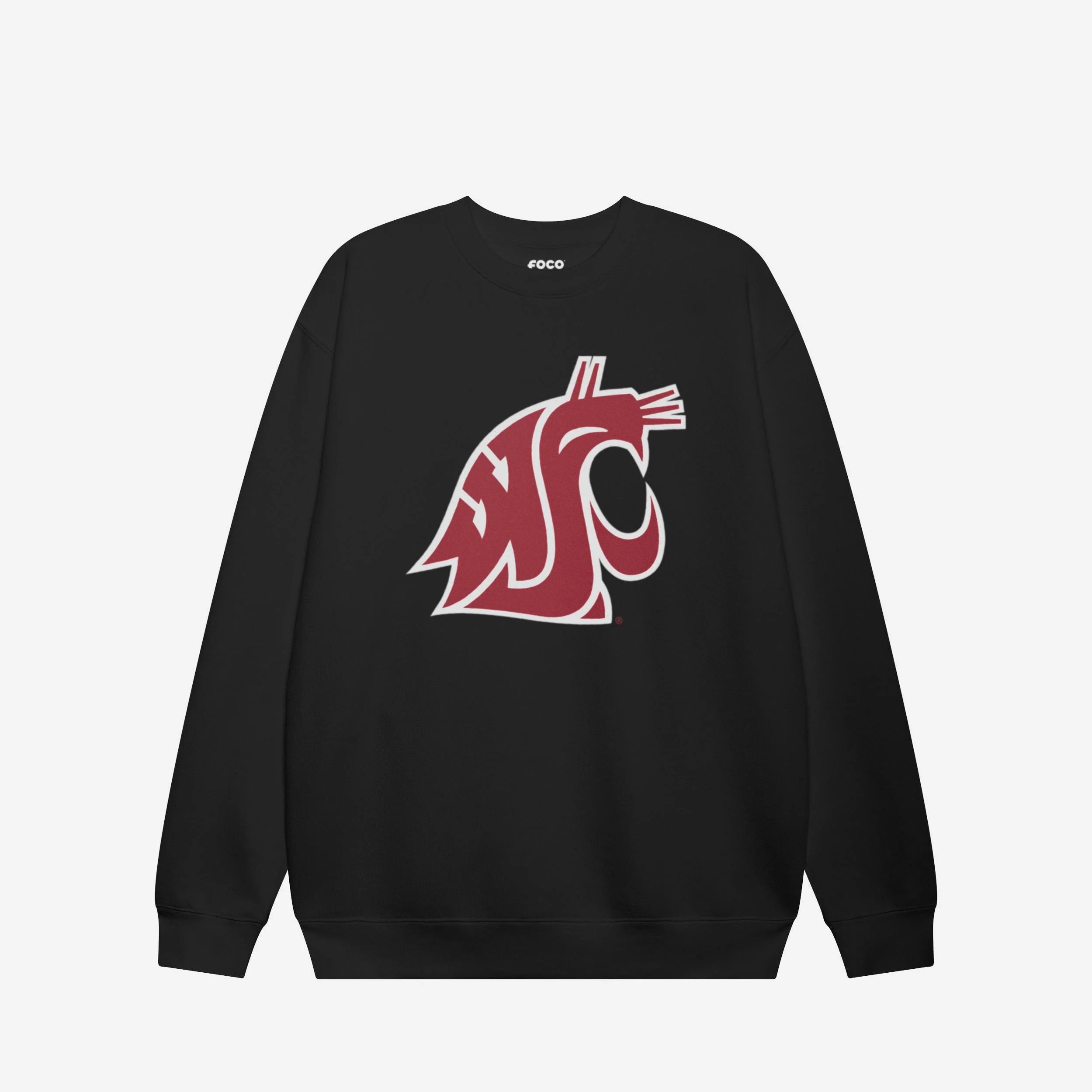 Washington State Cougars Primary Logo Crew Neck Sweatshirt - Image 3