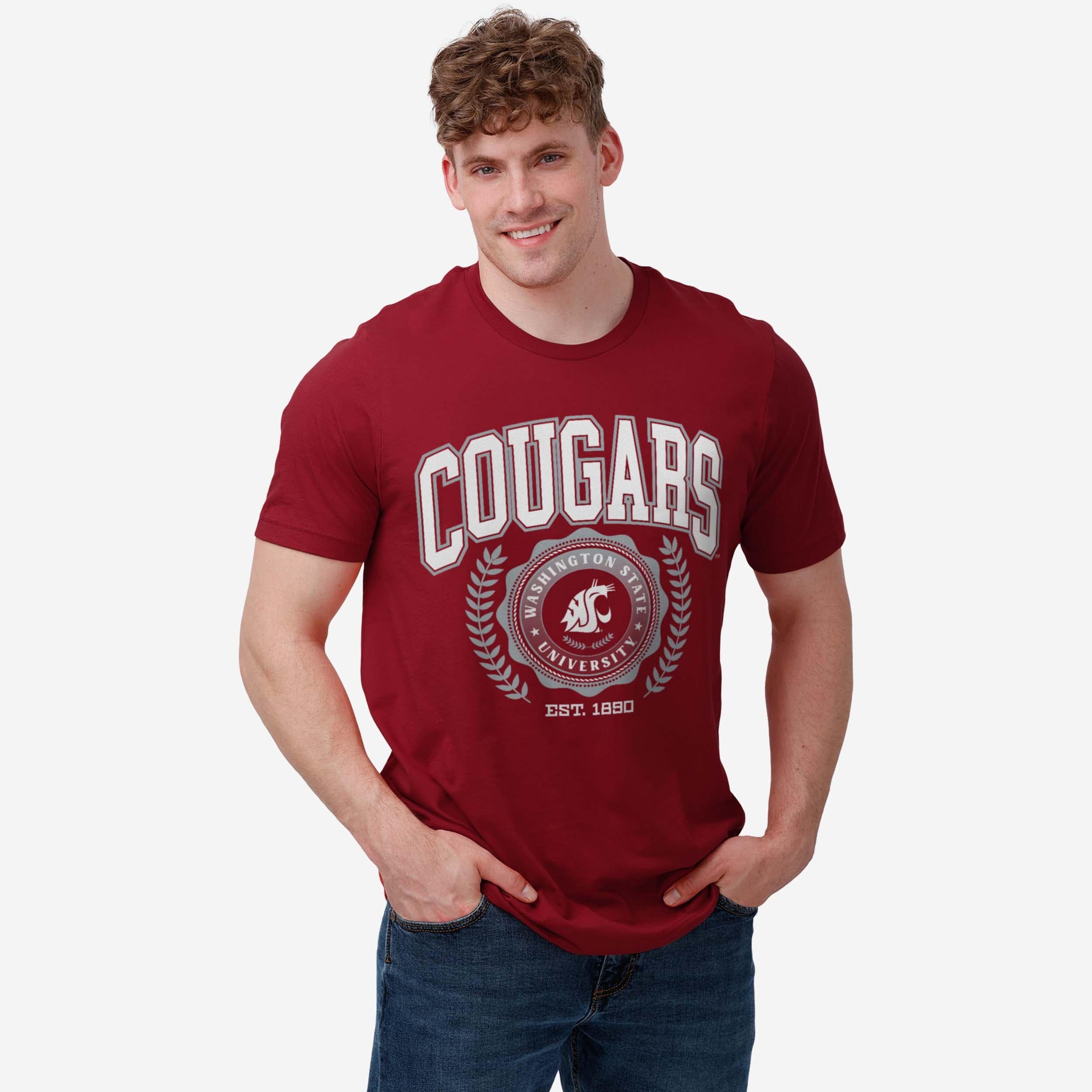 Washington State Cougars Team Crest T-Shirt - Image 6