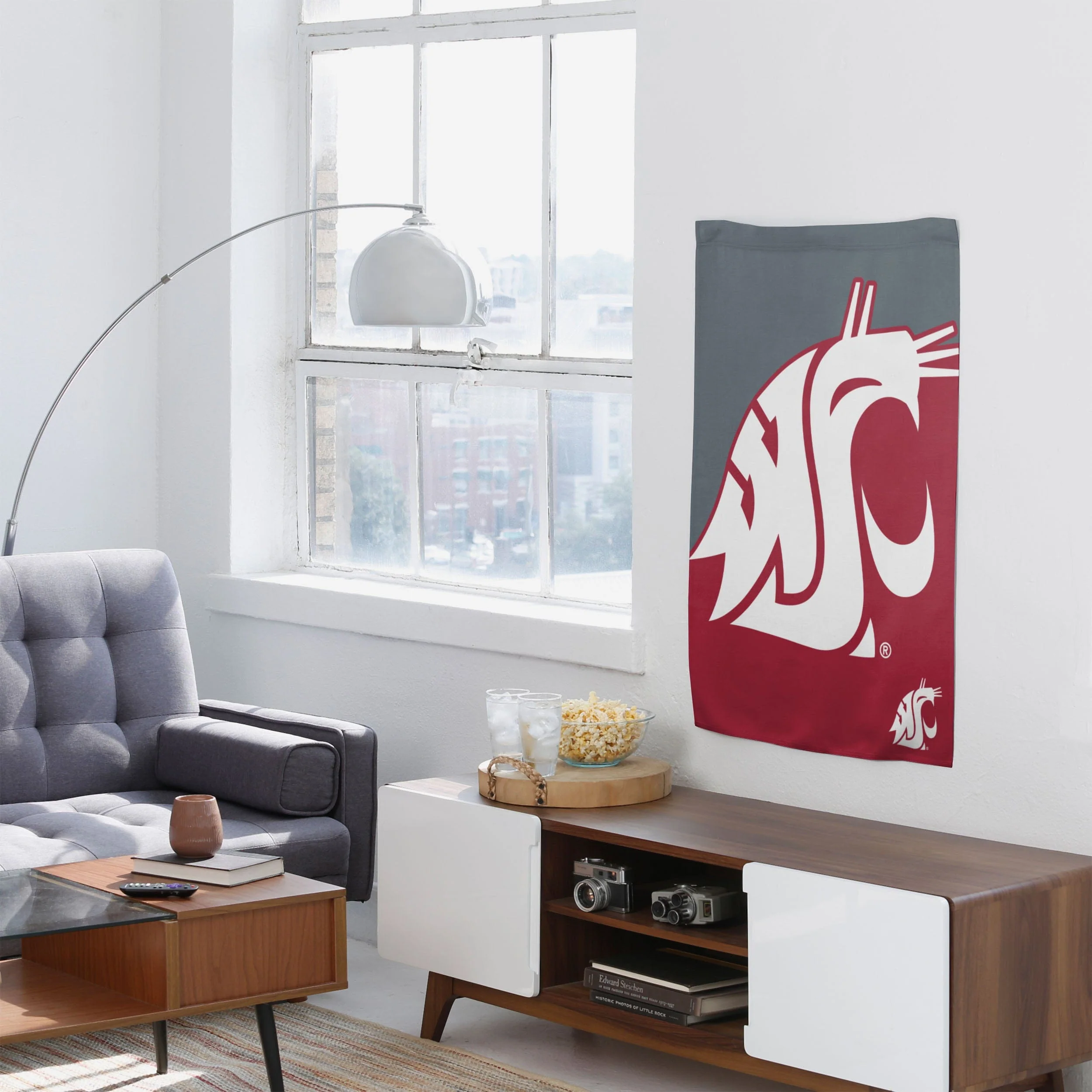 Washington State Cougars Vertical Flag - Image 4