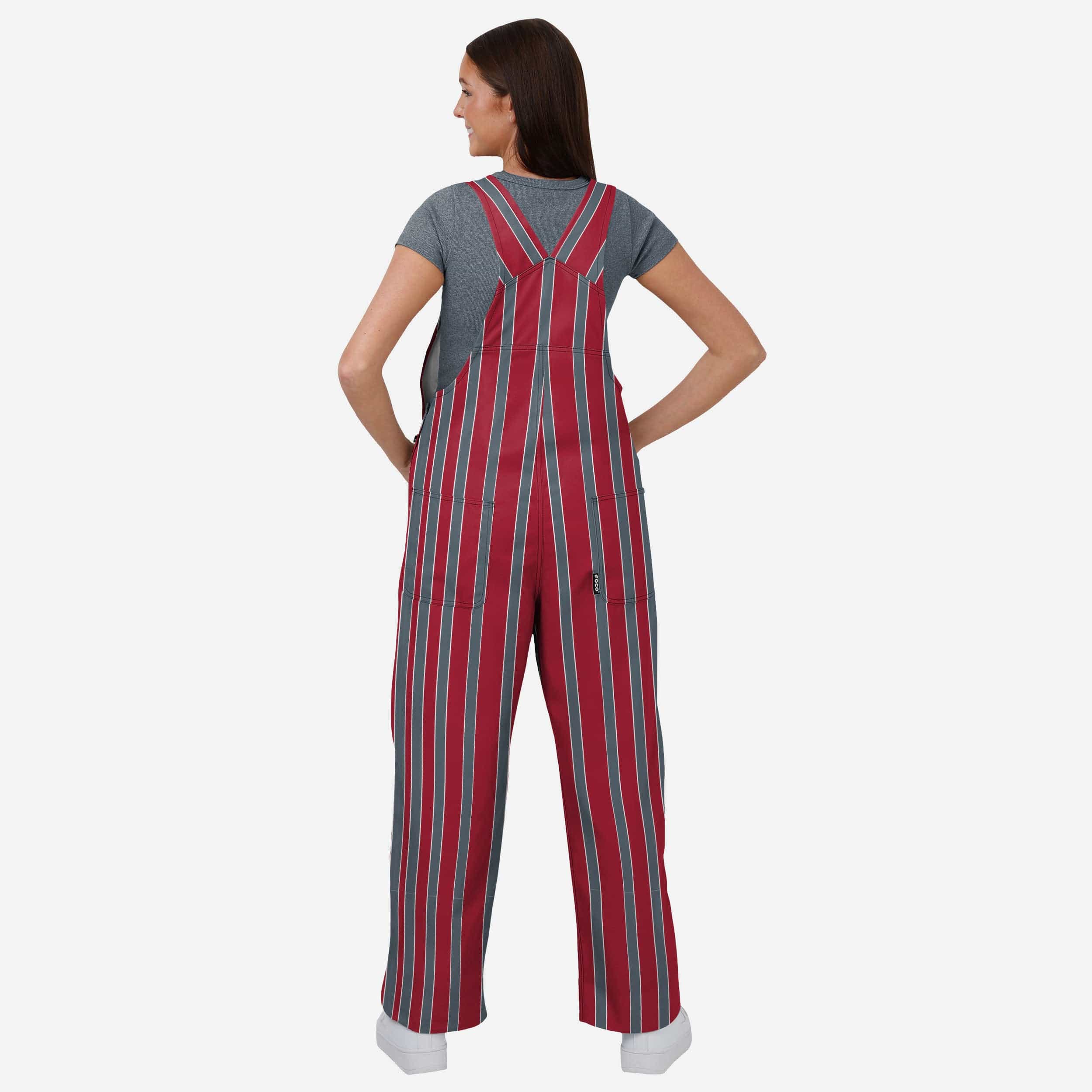 Washington State Cougars Womens Sideline Spirit Bib Overalls - Image 2