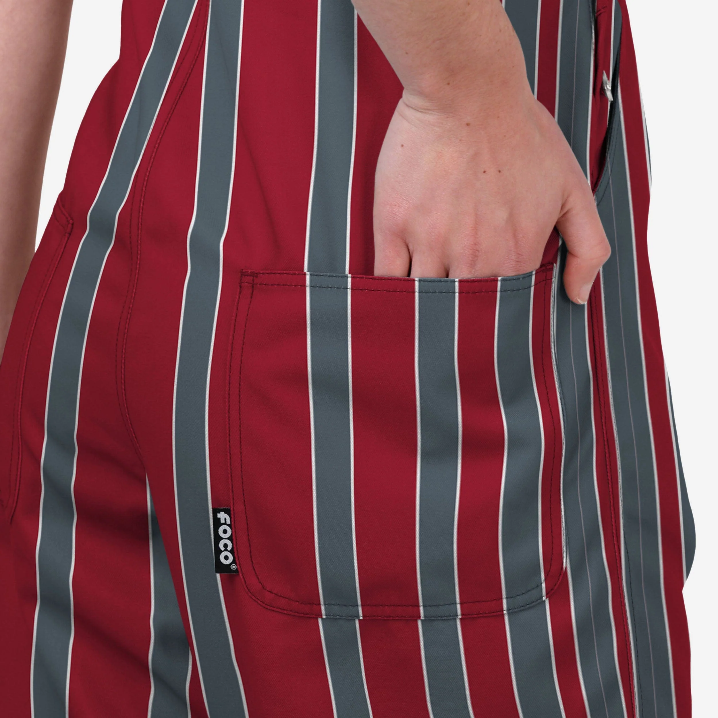 Washington State Cougars Womens Sideline Spirit Bib Overalls - Image 6