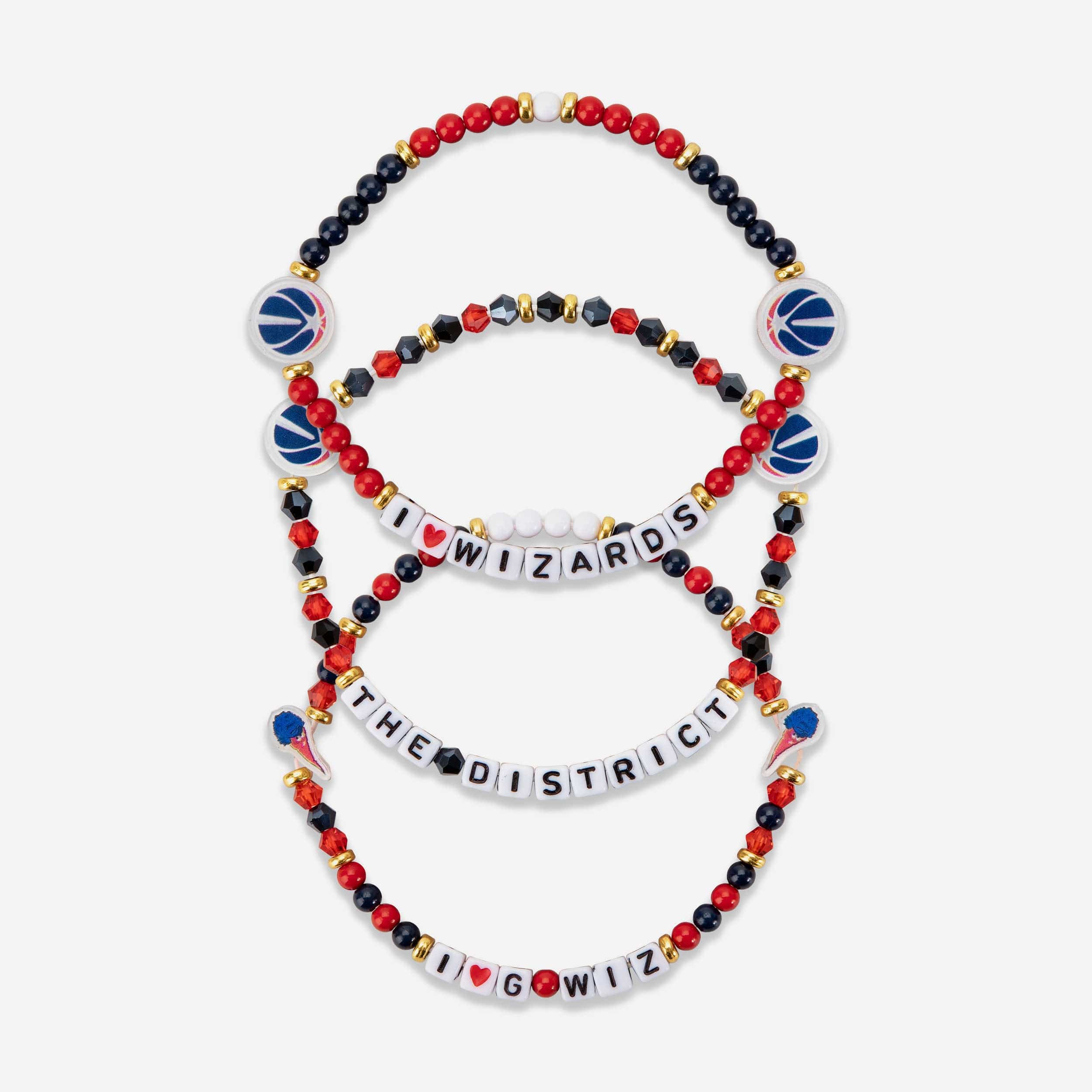 Washington Wizards 3 Pack Friendship Bracelet