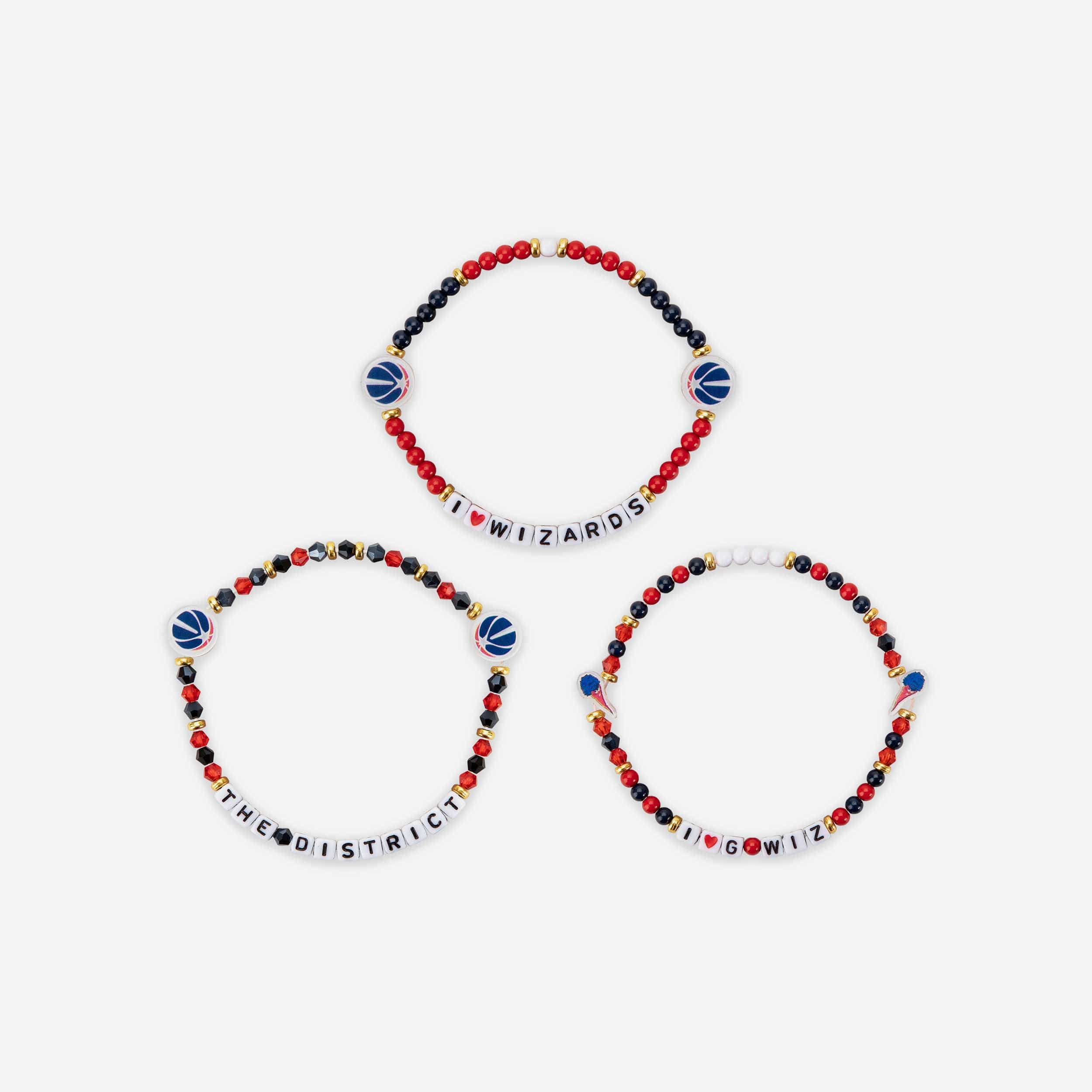 Washington Wizards 3 Pack Friendship Bracelet - Image 3
