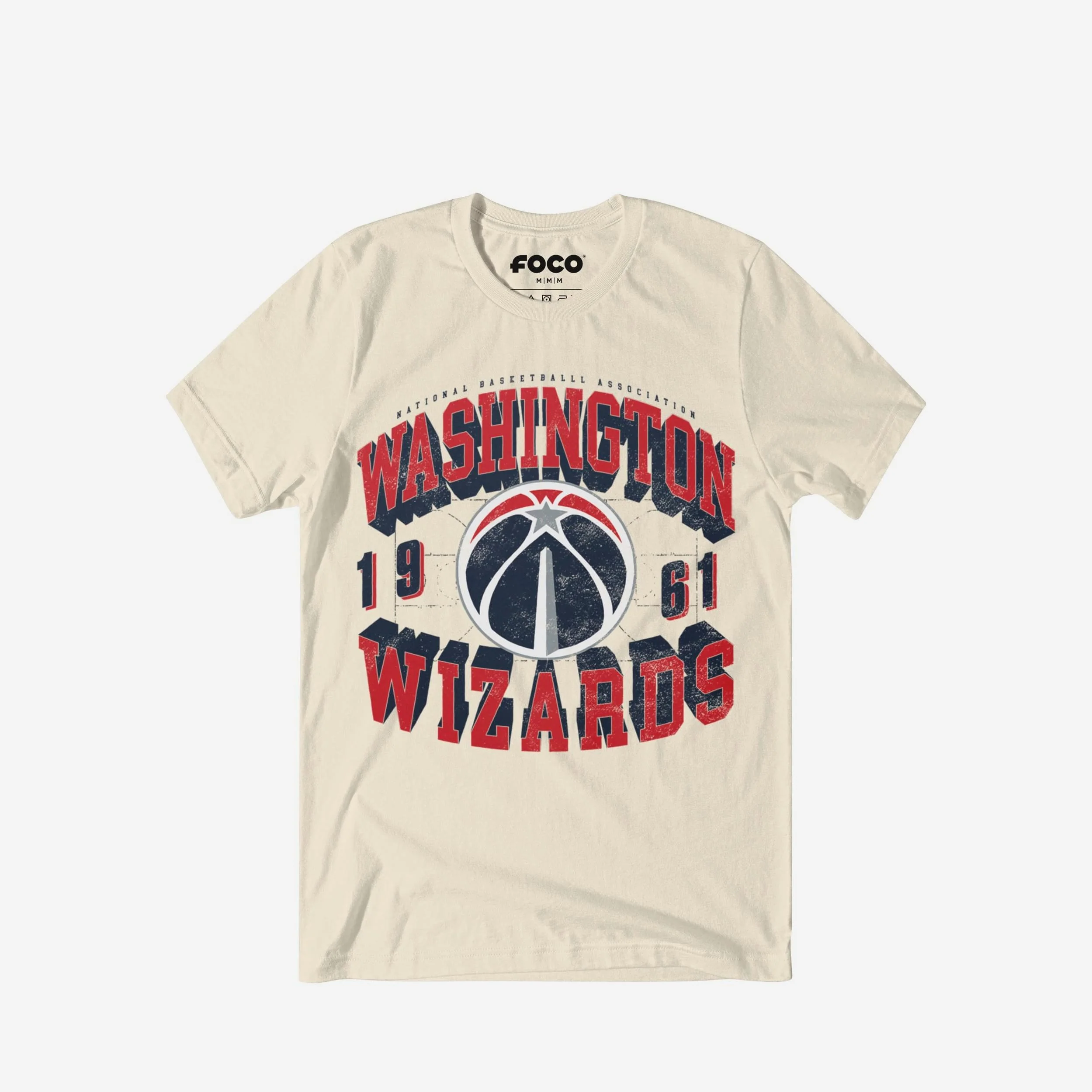 Washington Wizards Court Arched Wordmark T-Shirt
