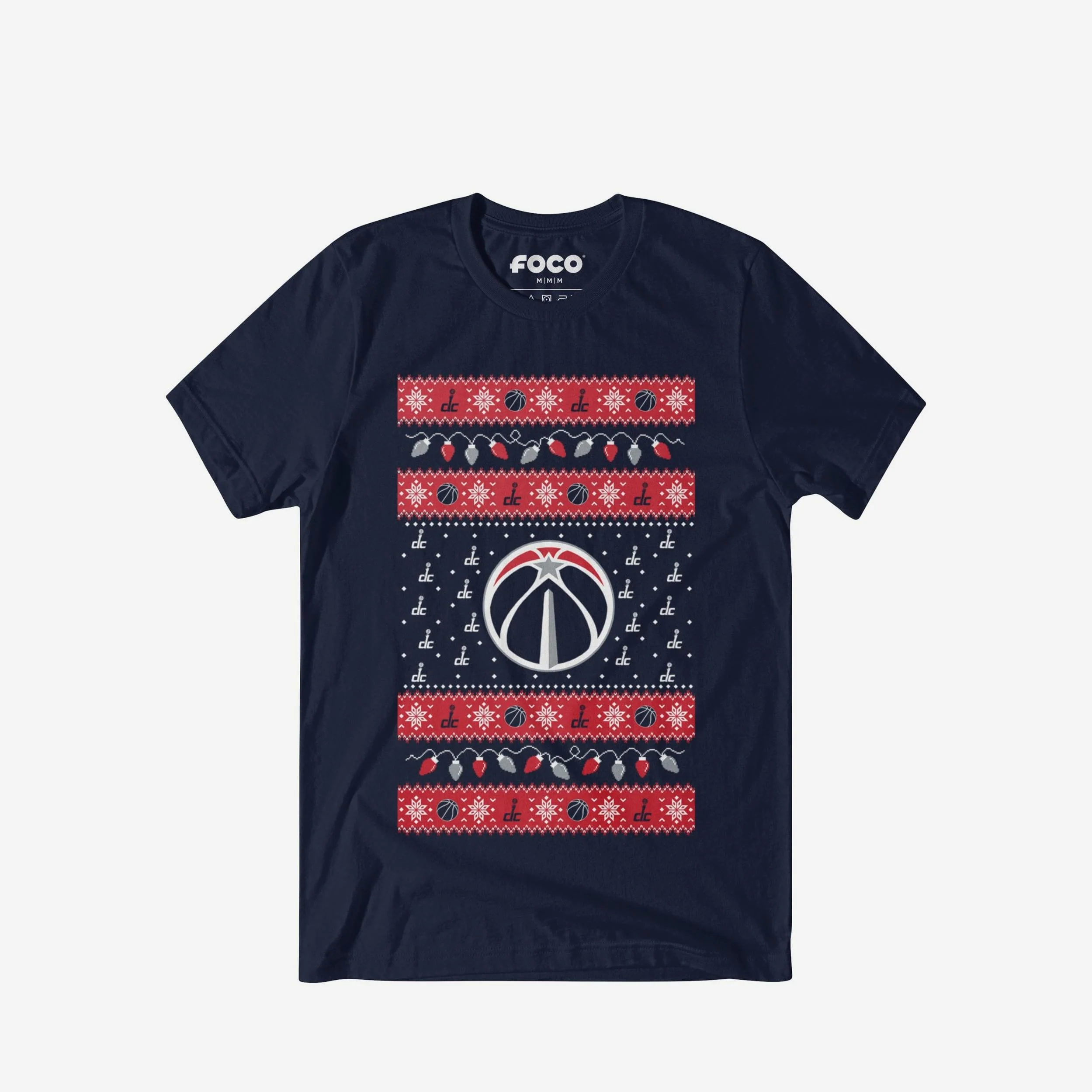 Washington Wizards Holiday Lights Sweater T-Shirt