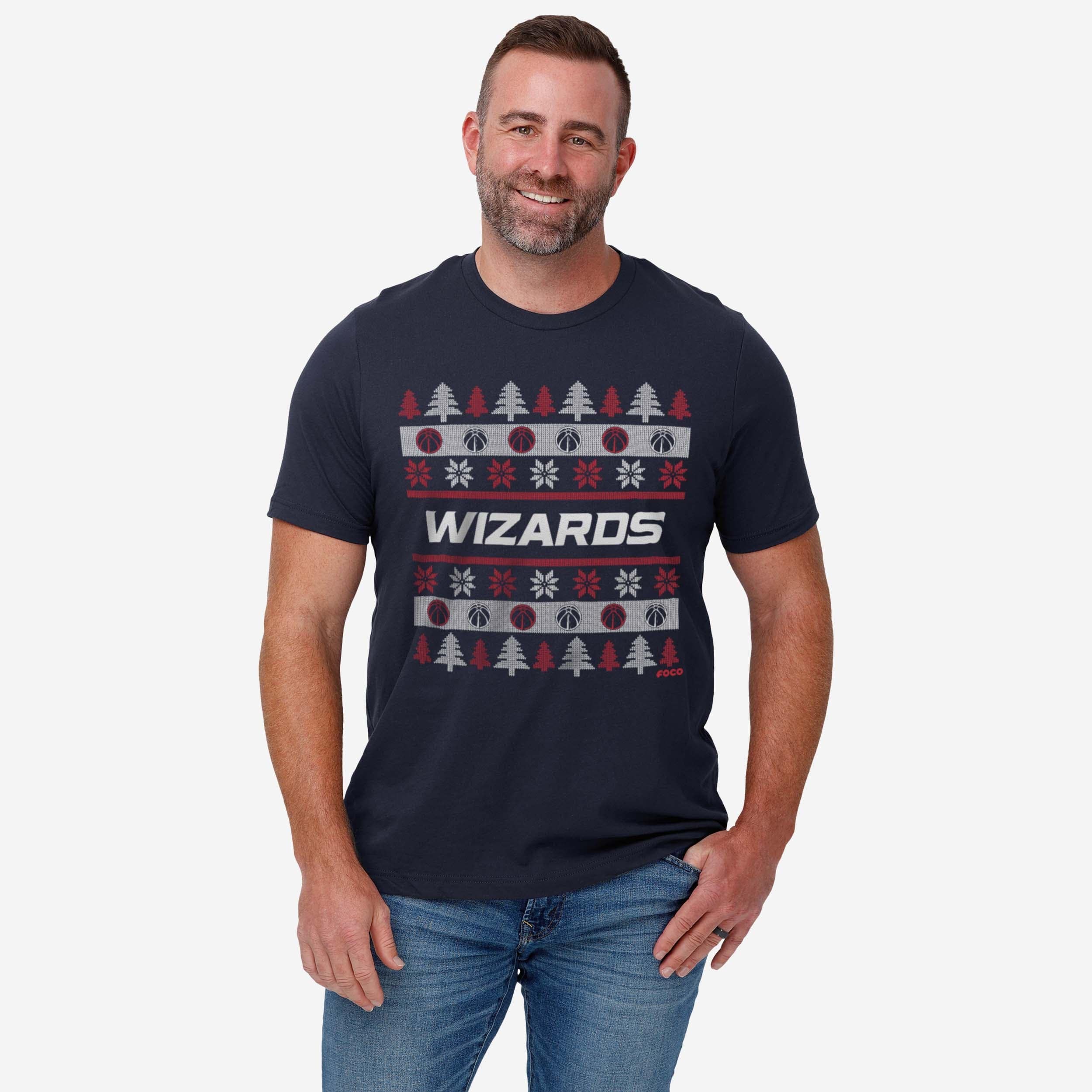 Washington Wizards Holiday Sweater T-Shirt - Image 2