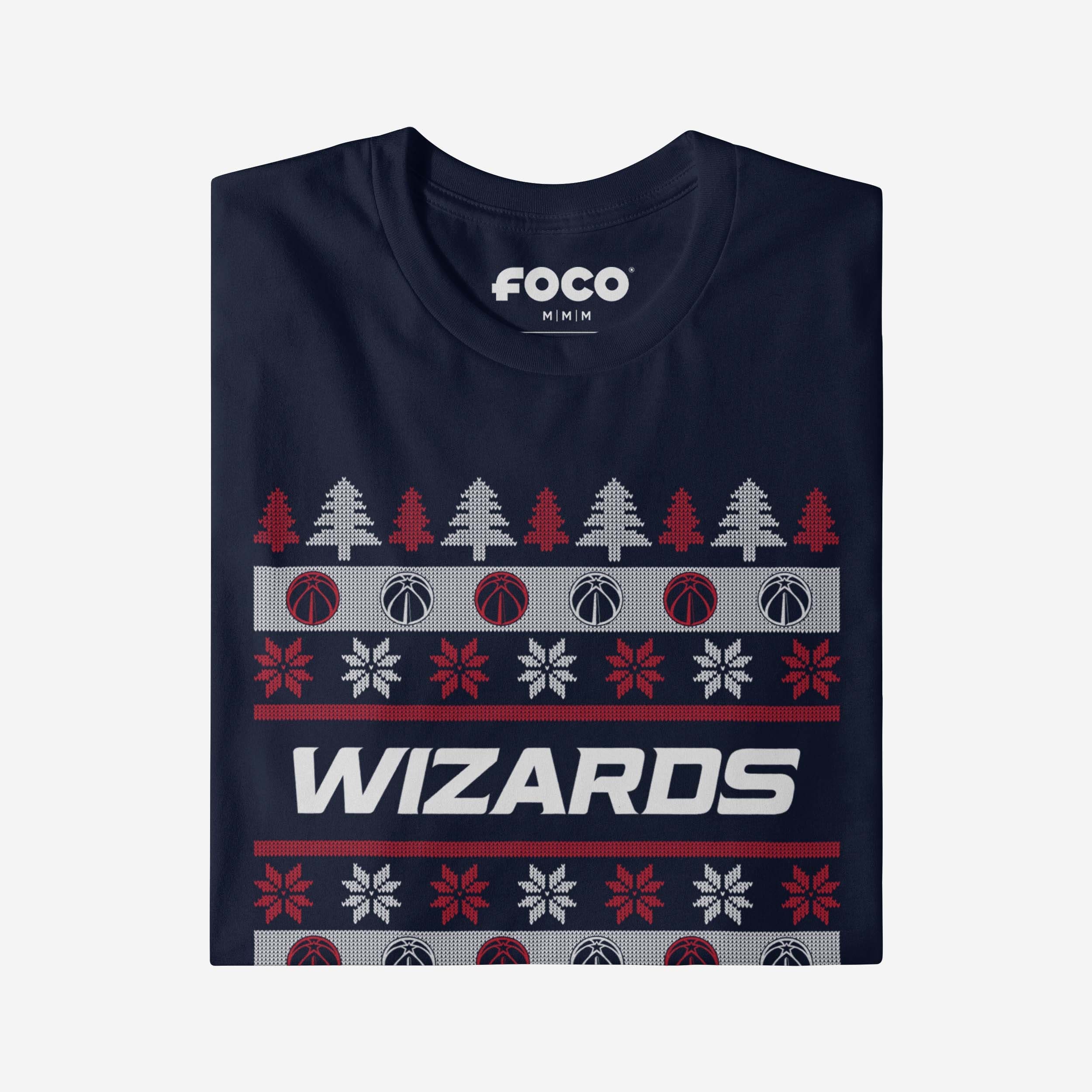 Washington Wizards Holiday Sweater T-Shirt - Image 4