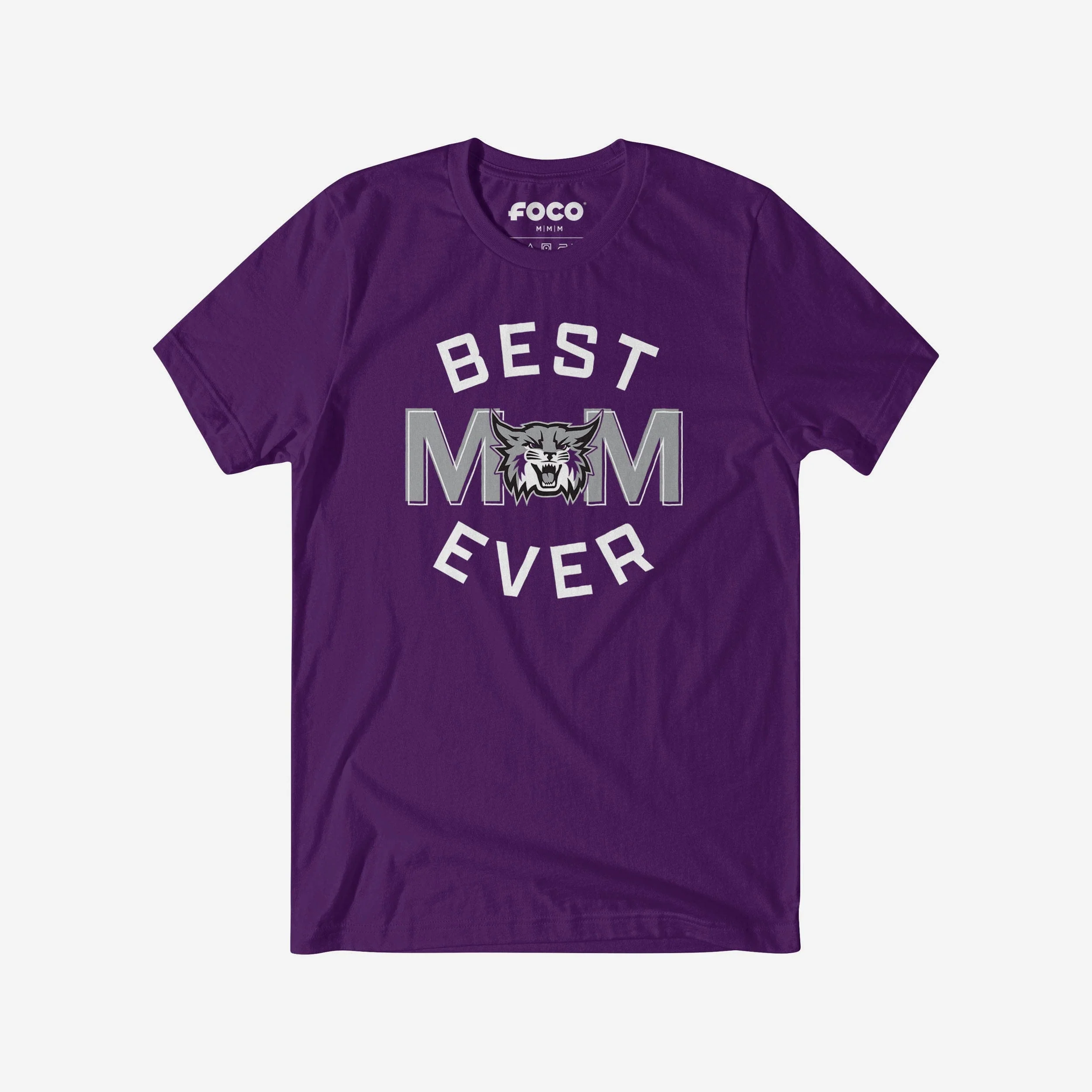 Weber State Wildcats Best Mom Ever Arched T-Shirt