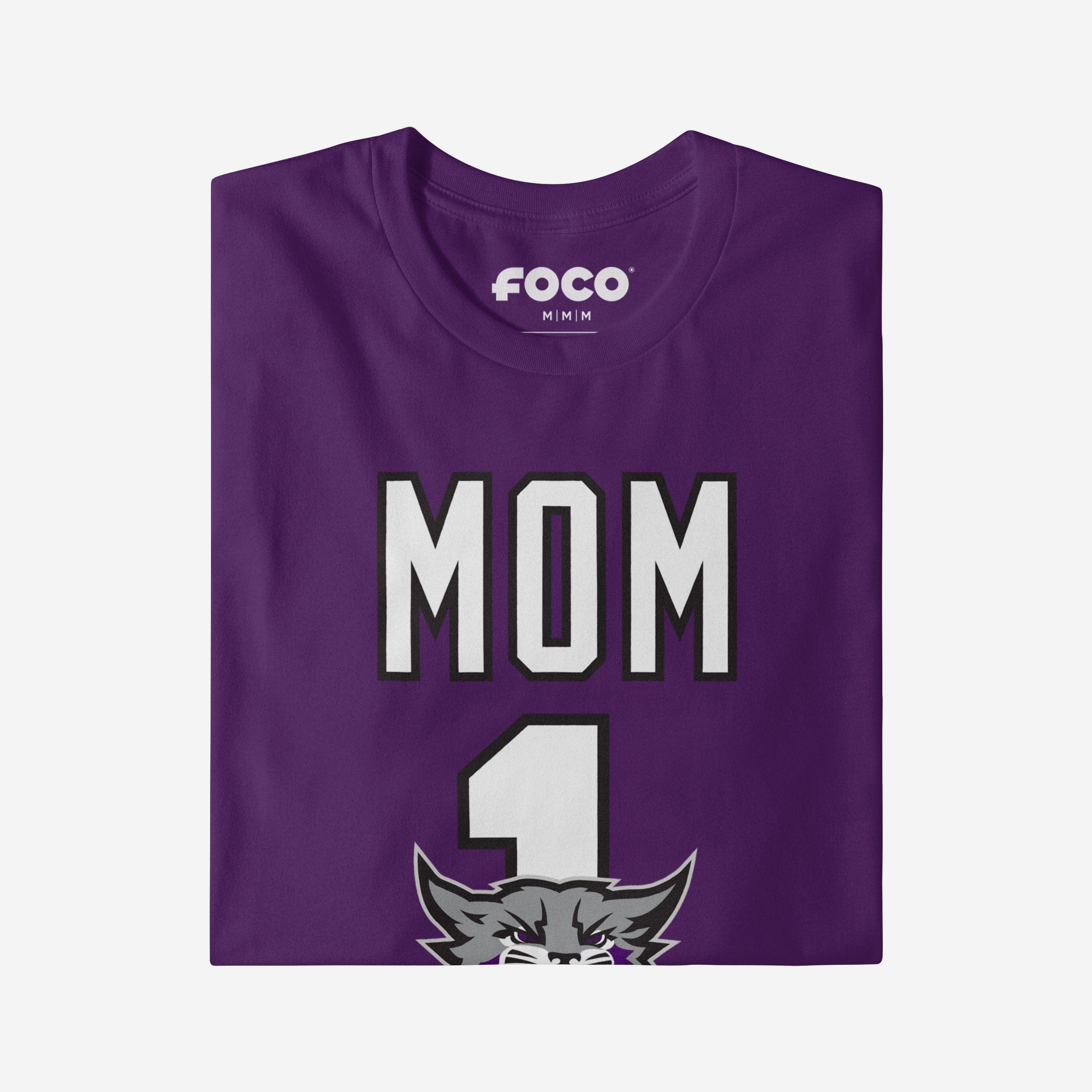 Weber State Wildcats Number 1 Mom T-Shirt - Image 3