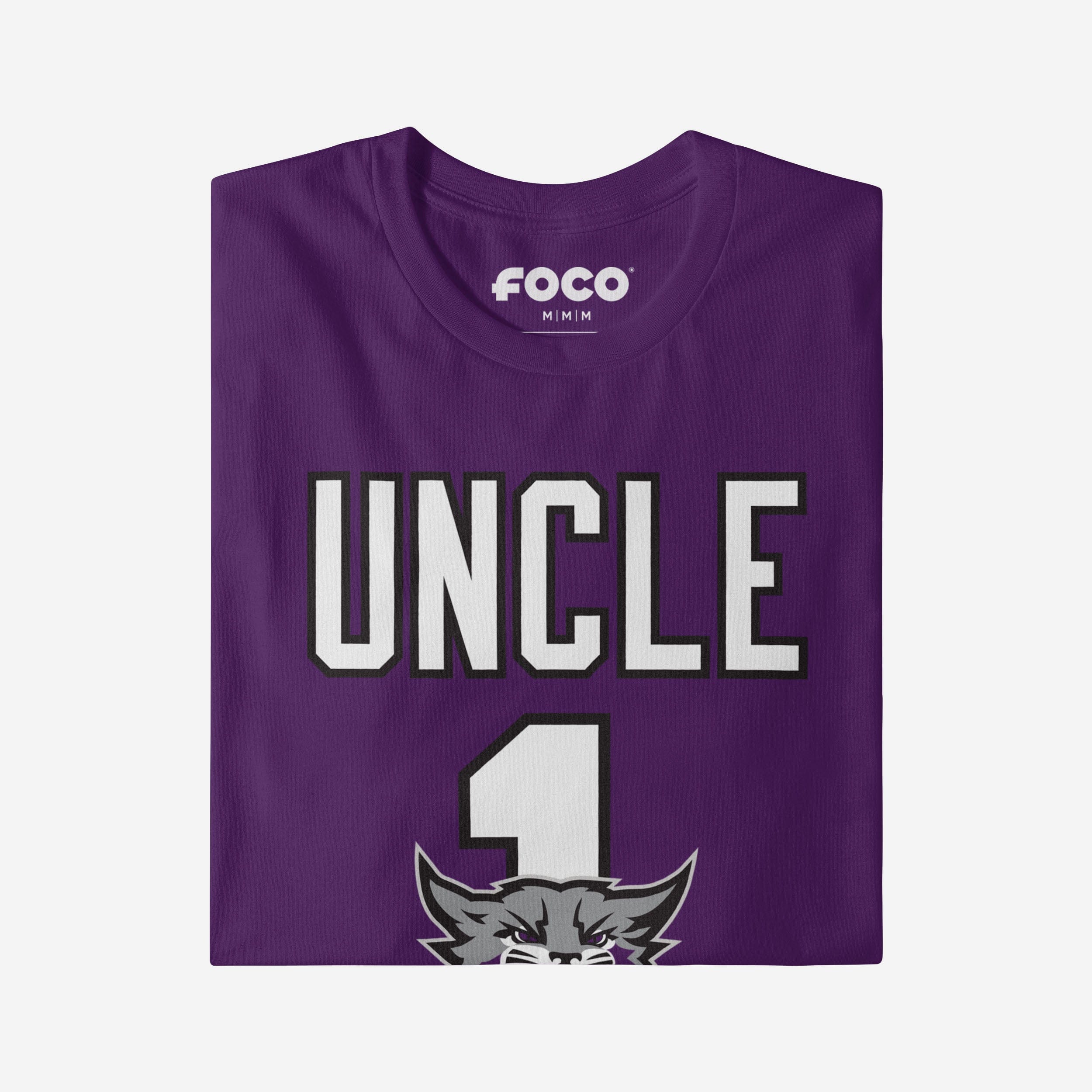 Weber State Wildcats Number 1 Uncle T-Shirt - Image 3