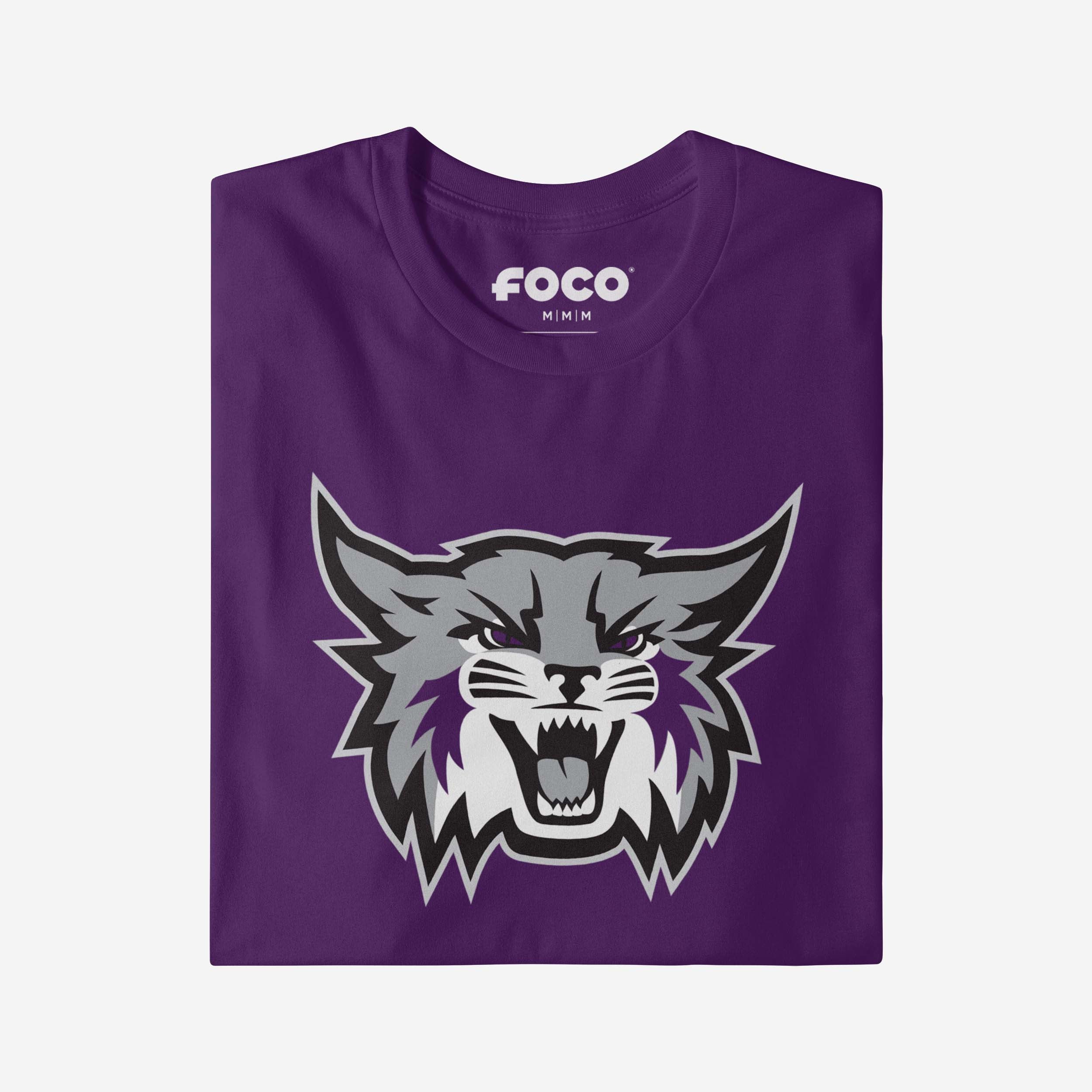 Weber State Wildcats Primary Logo T-Shirt - Image 4