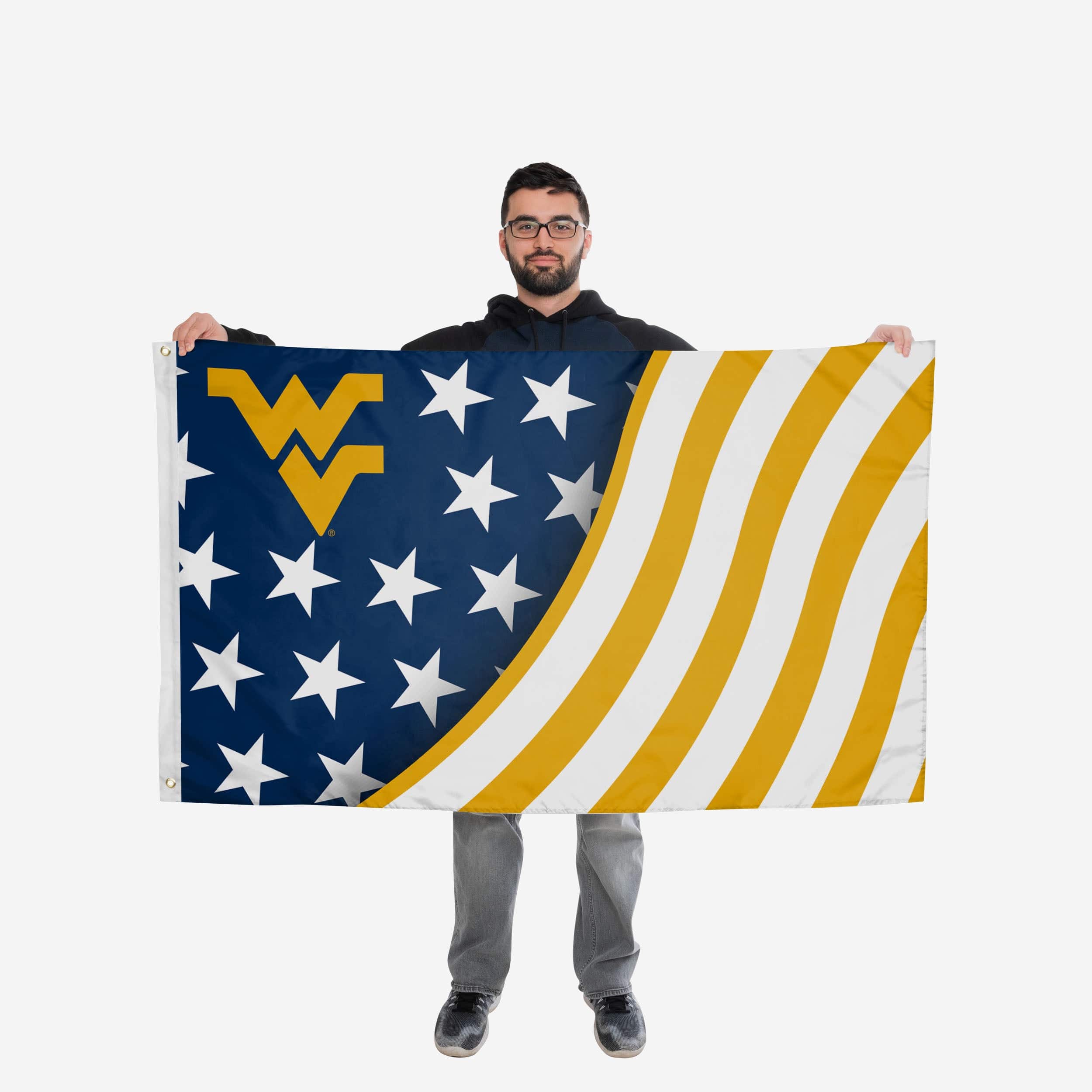 West Virginia Mountaineers Americana Horizontal Flag - Image 2