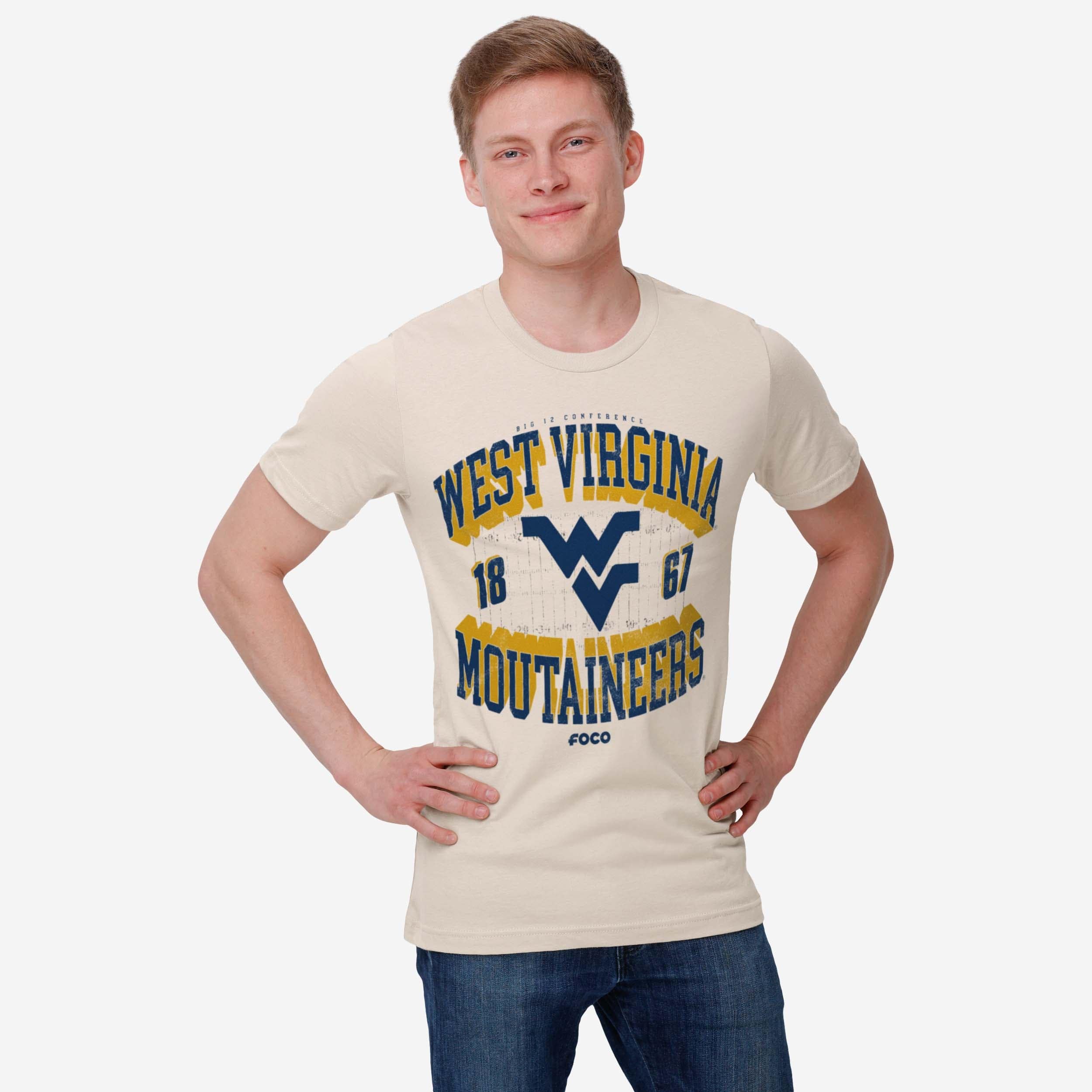 West Virginia Mountaineers Field Arched Wordmark T-Shirt - Image 2