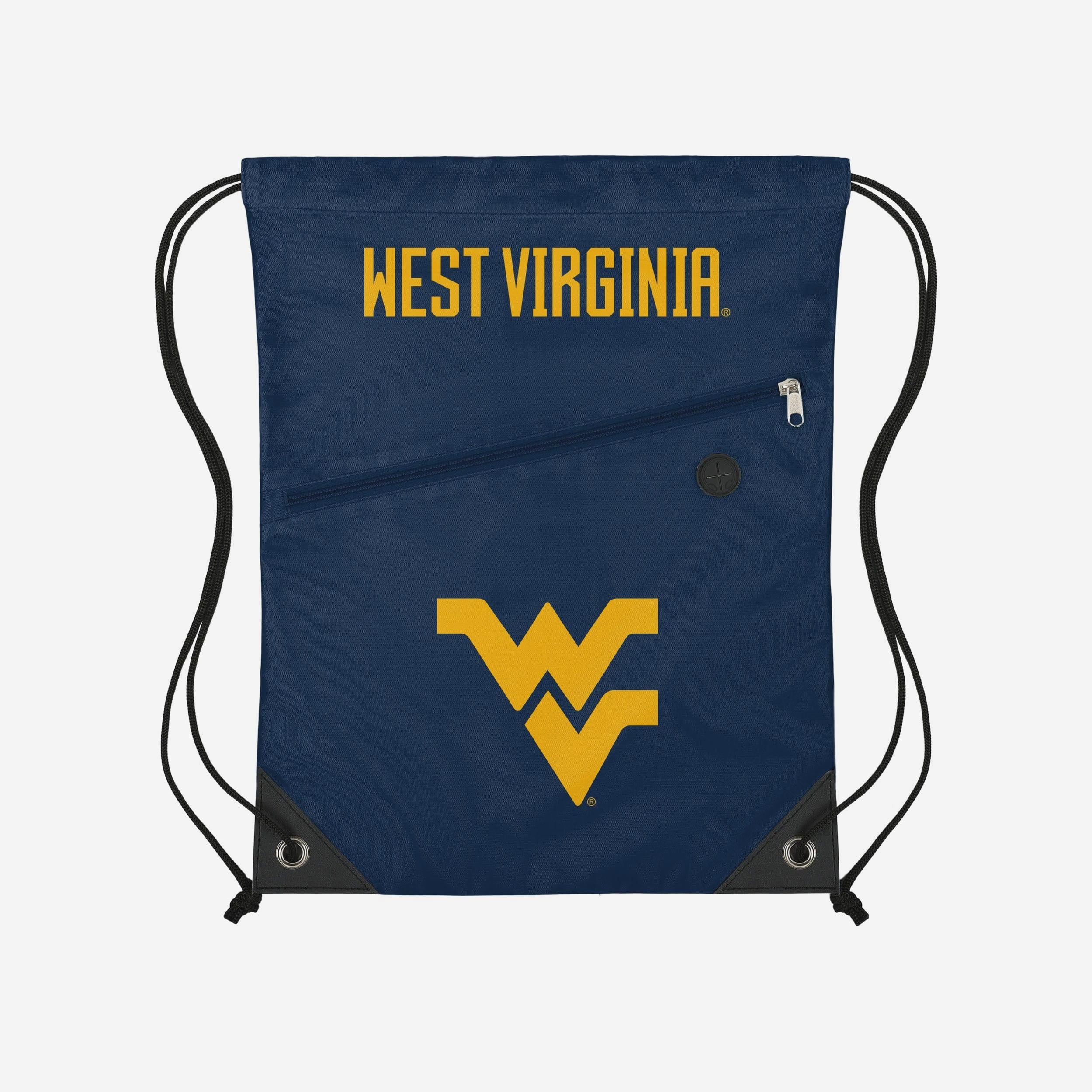 West Virginia Mountaineers Pocket Drawstring Backpack - Image 2