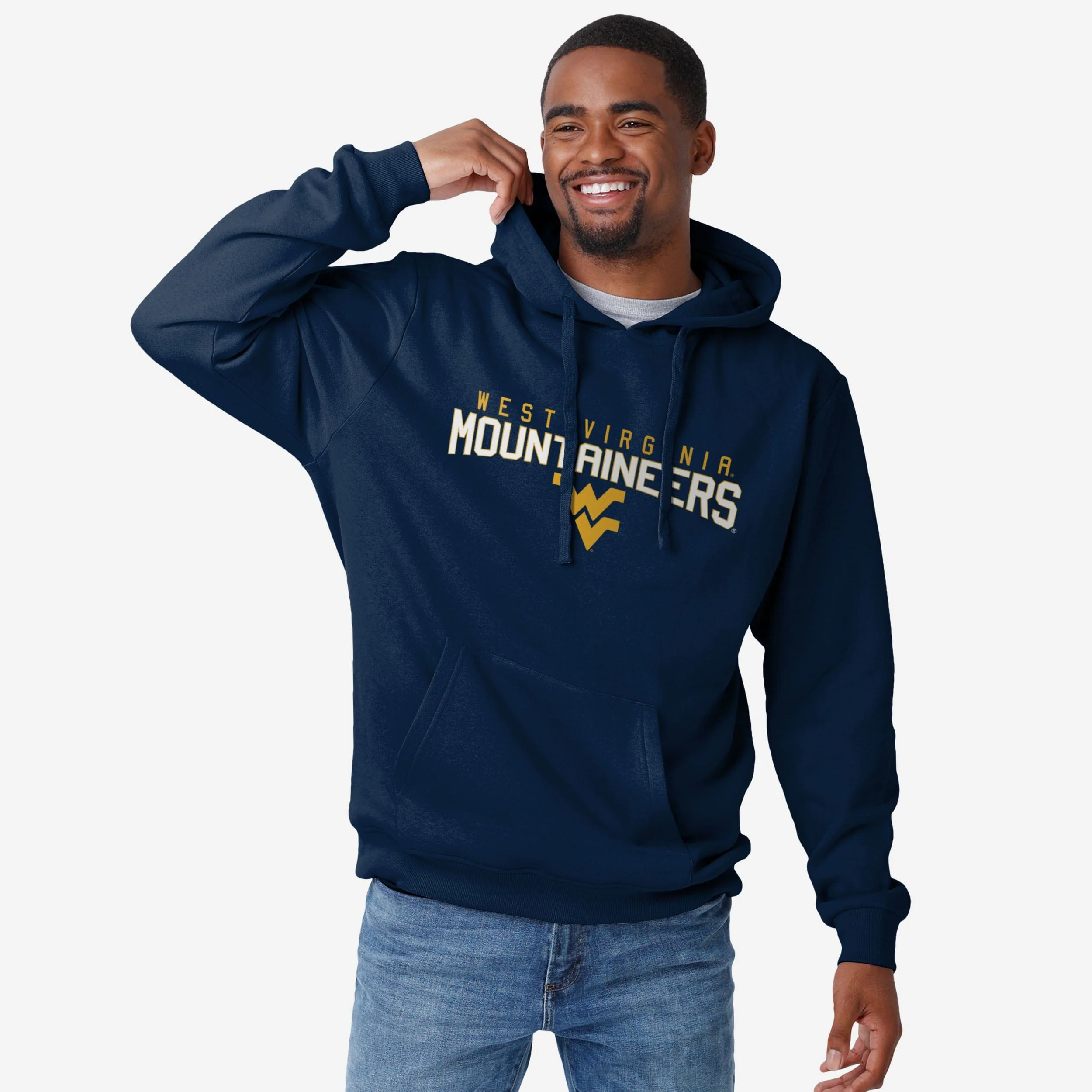 West Virginia Mountaineers Solid Hoodie