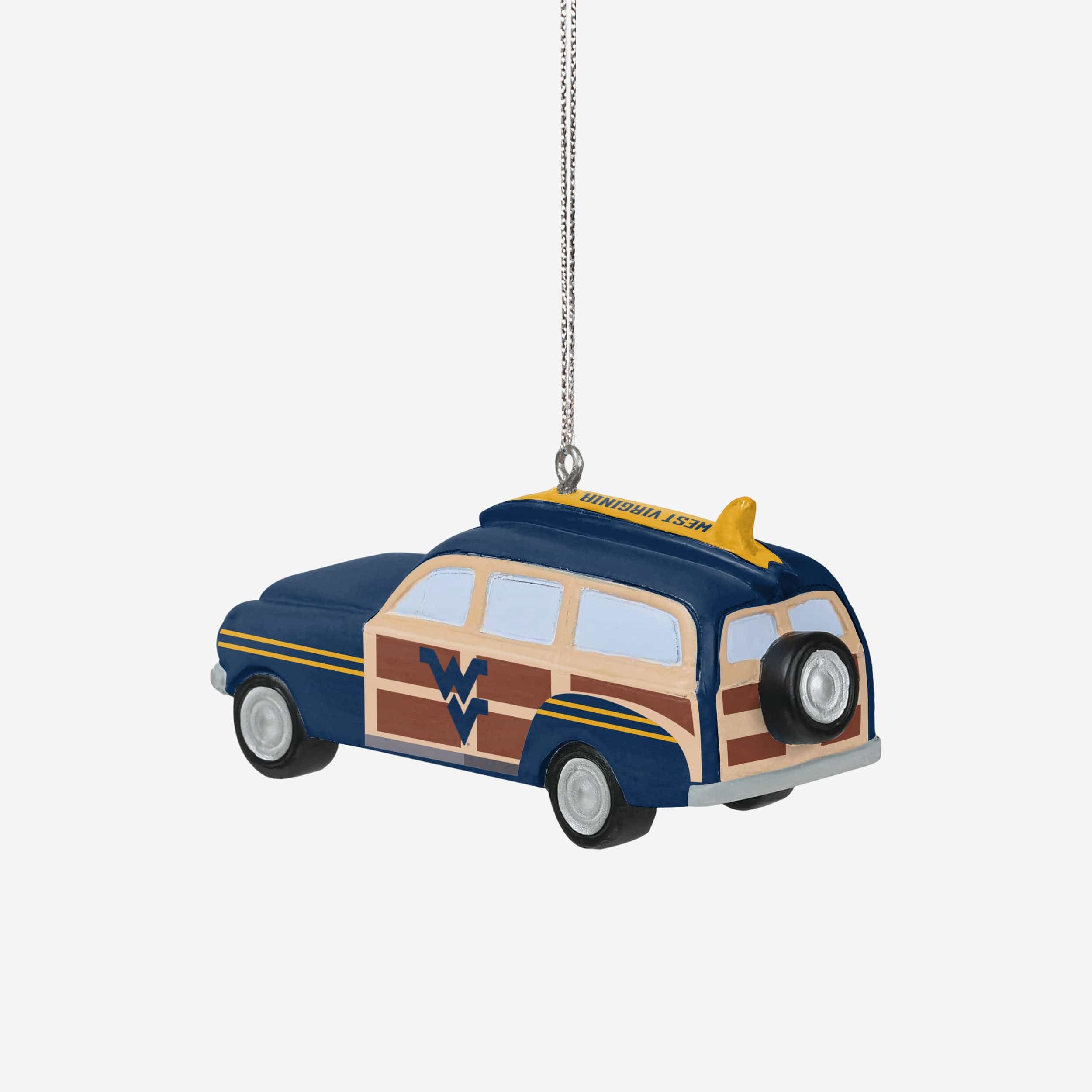 West Virginia Mountaineers Station Wagon Ornament - Image 3