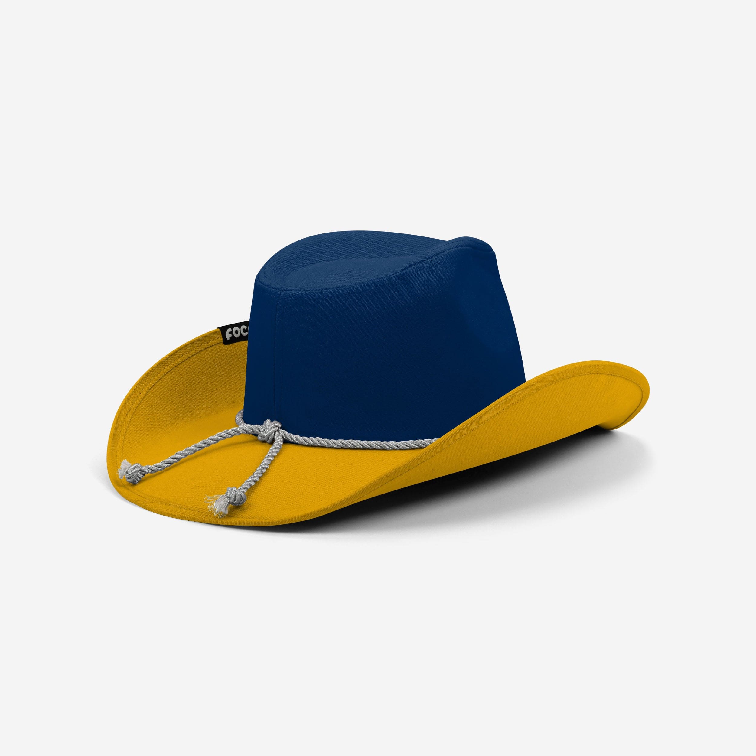 West Virginia Mountaineers Two Tone Cowboy Hat - Image 4