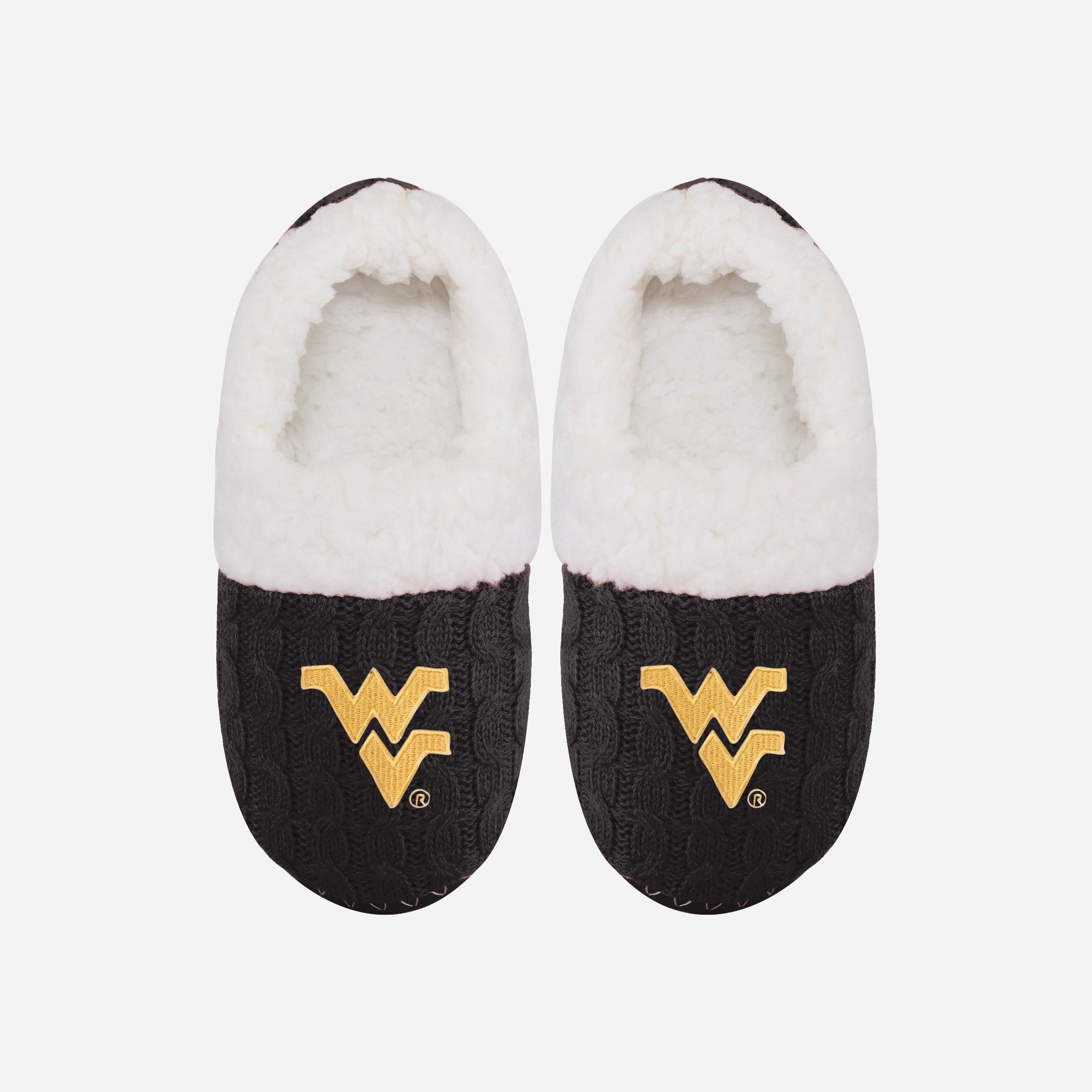 West Virginia Mountaineers Womens Team Color Moccasin Slipper - Image 2