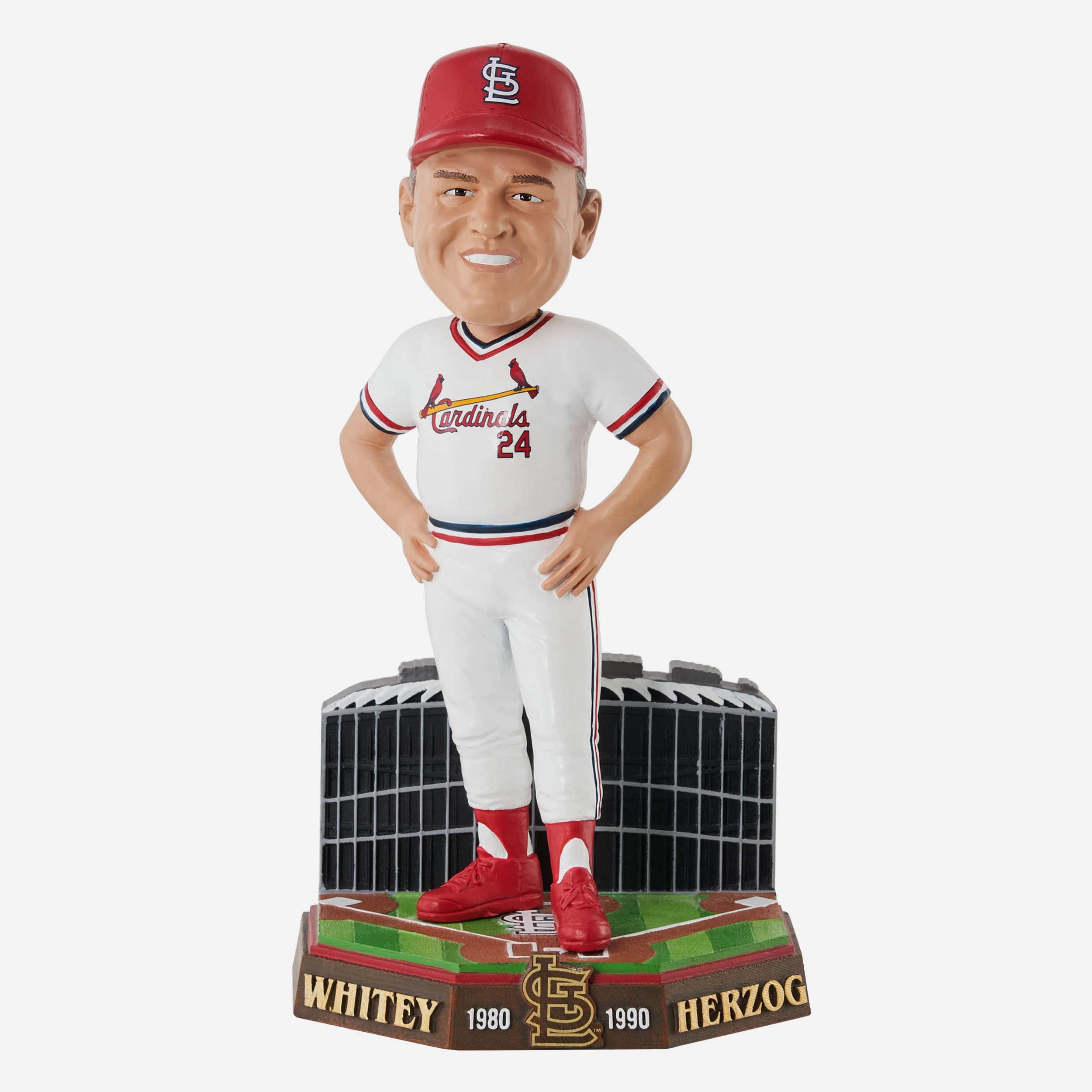 Whitey Herzog St Louis Cardinals Retired Pro Gate Series Bobblehead