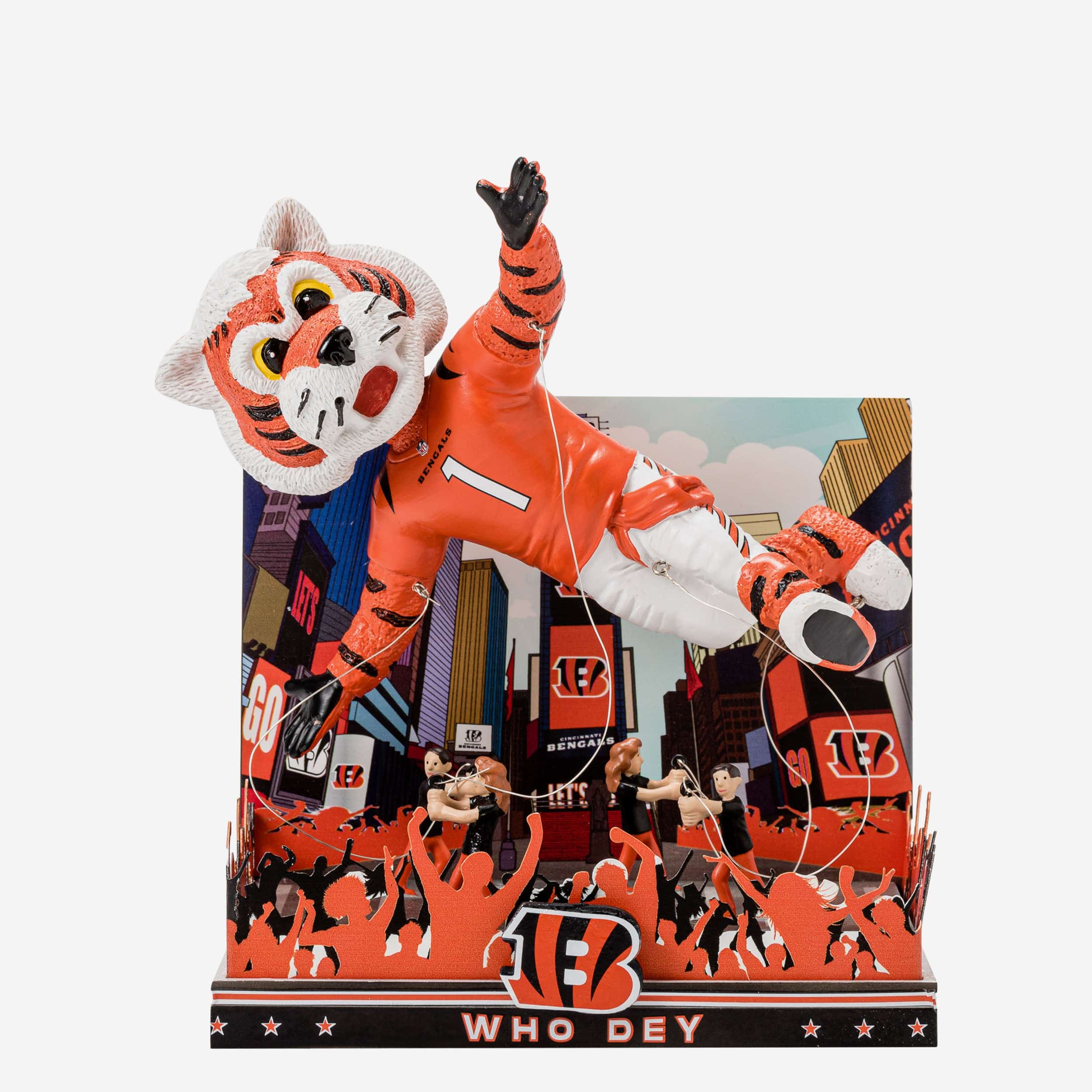 Who Dey Cincinnati Bengals Thanksgiving Mascot Bobblehead