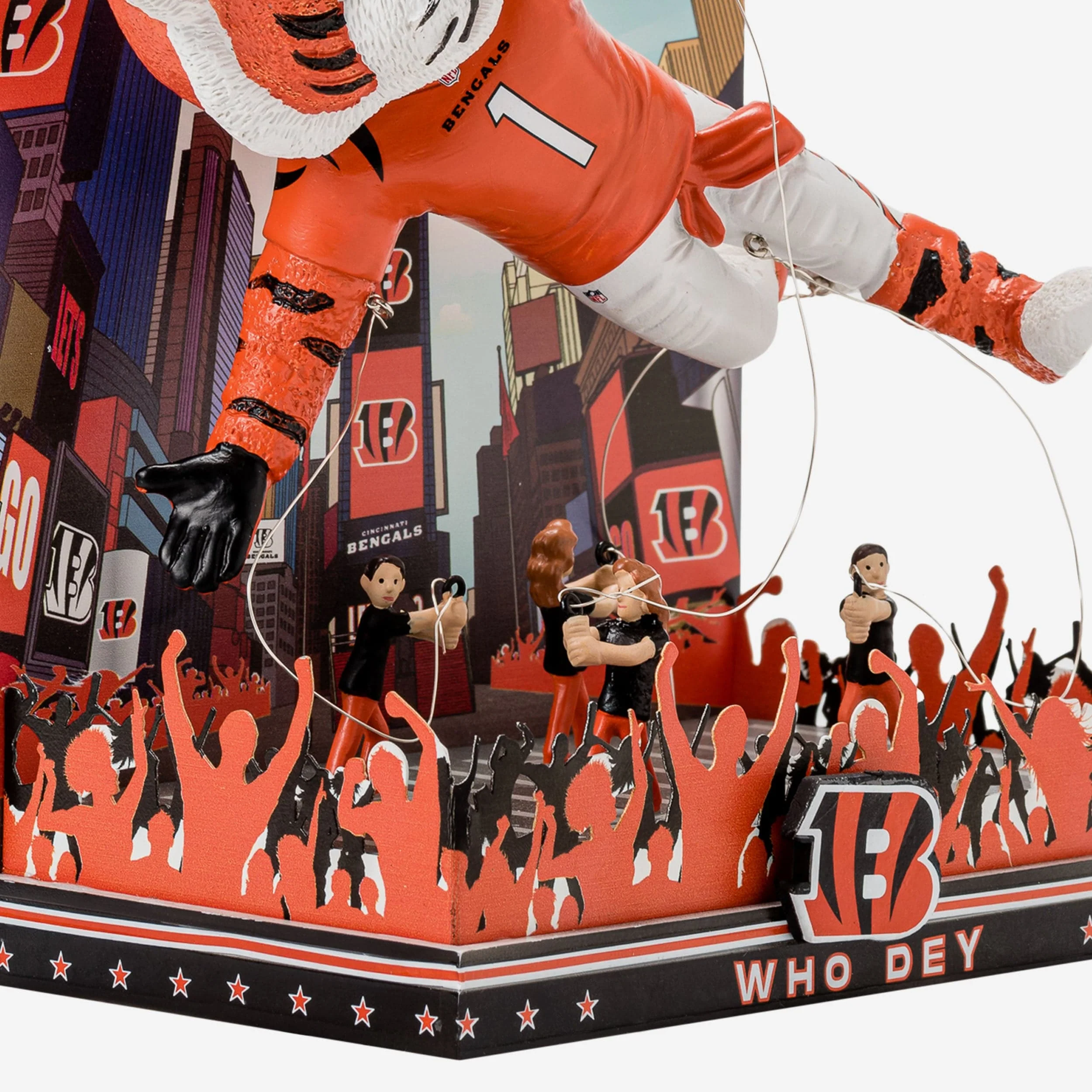 Who Dey Cincinnati Bengals Thanksgiving Mascot Bobblehead - Image 3