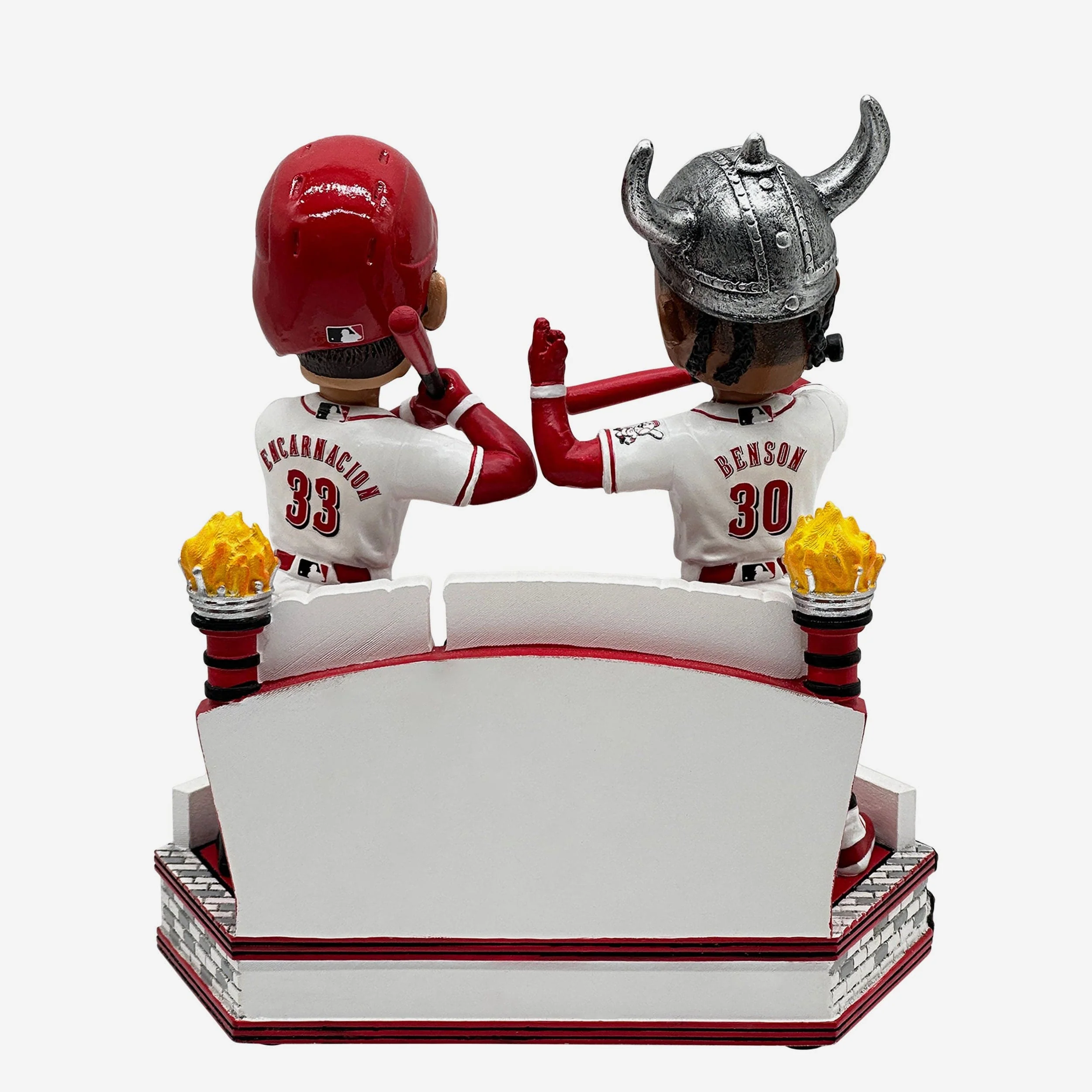Will Benson & Christian Encarnacion-Strand Cincinnati Reds Back-To-Back HR Walk-Off Dual Bobblehead - Image 6