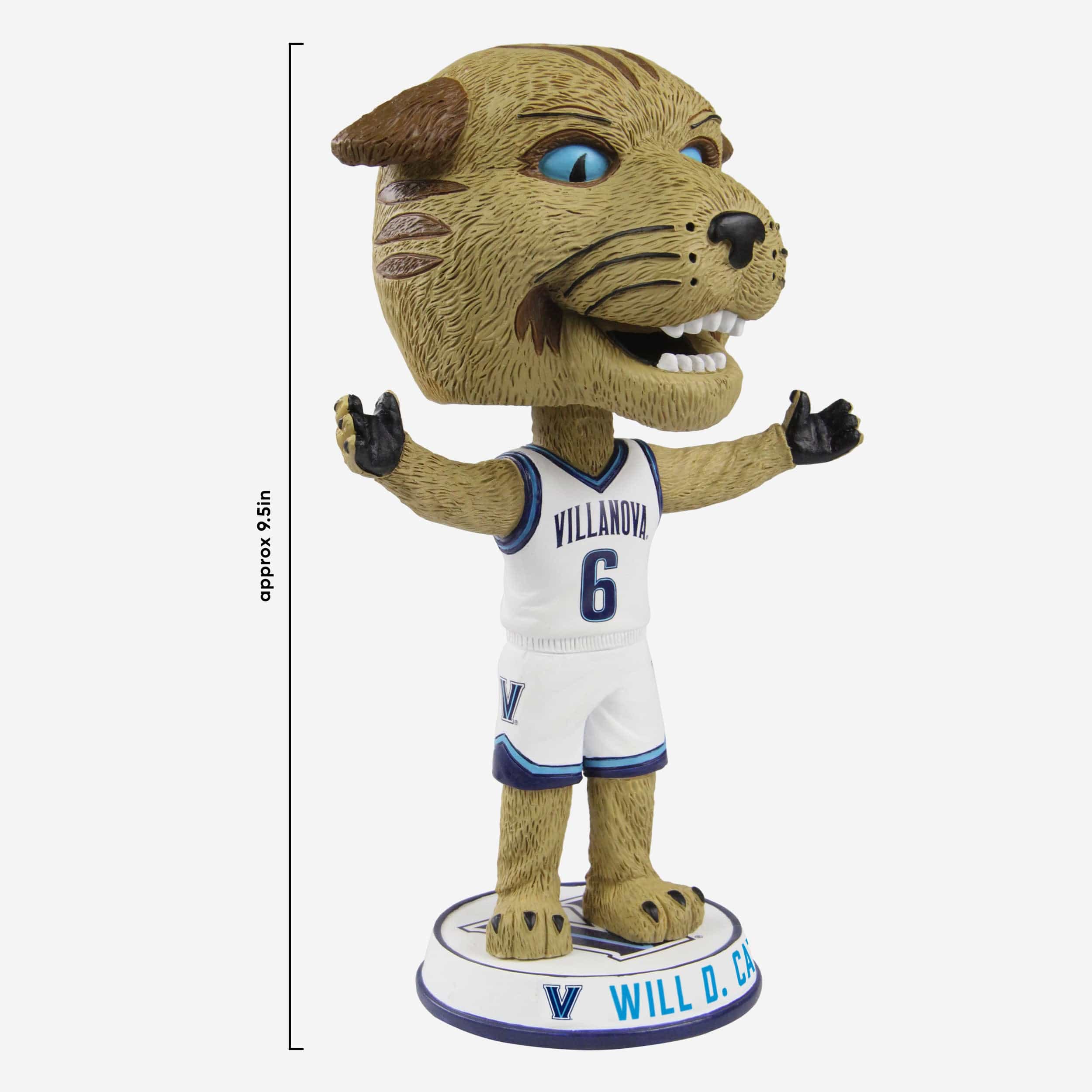 Will D Cat Villanova Wildcats Mascot Bighead Bobblehead - Image 4