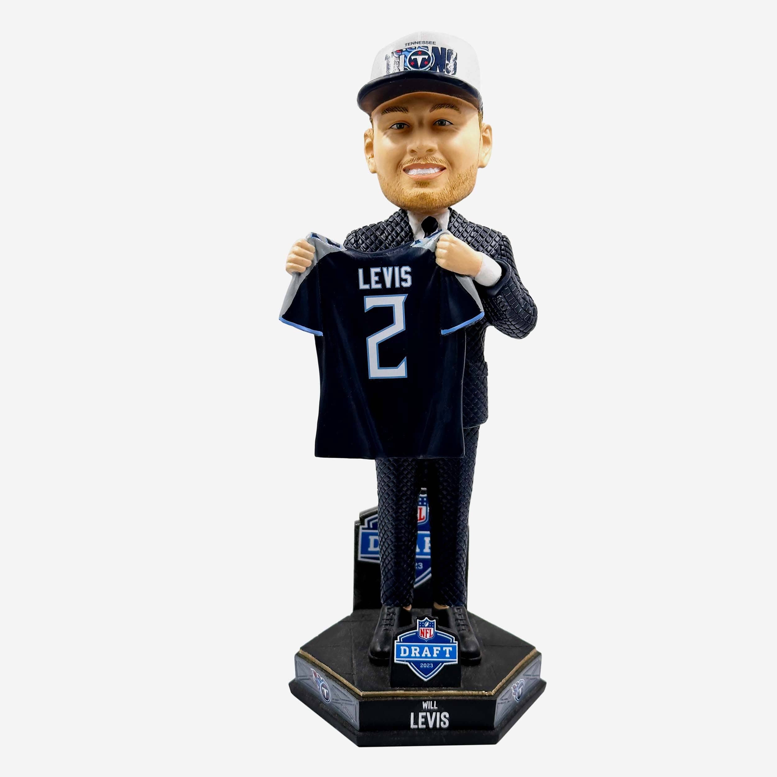 Will Levis Tennessee Titans 2023 Draft Pick Bobblehead