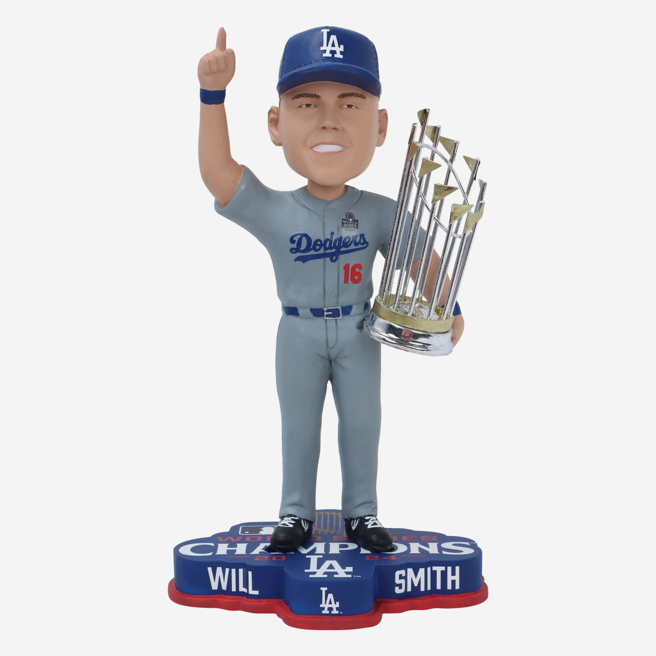Will Smith Los Angeles Dodgers 2024 World Series Champions Bobblehead