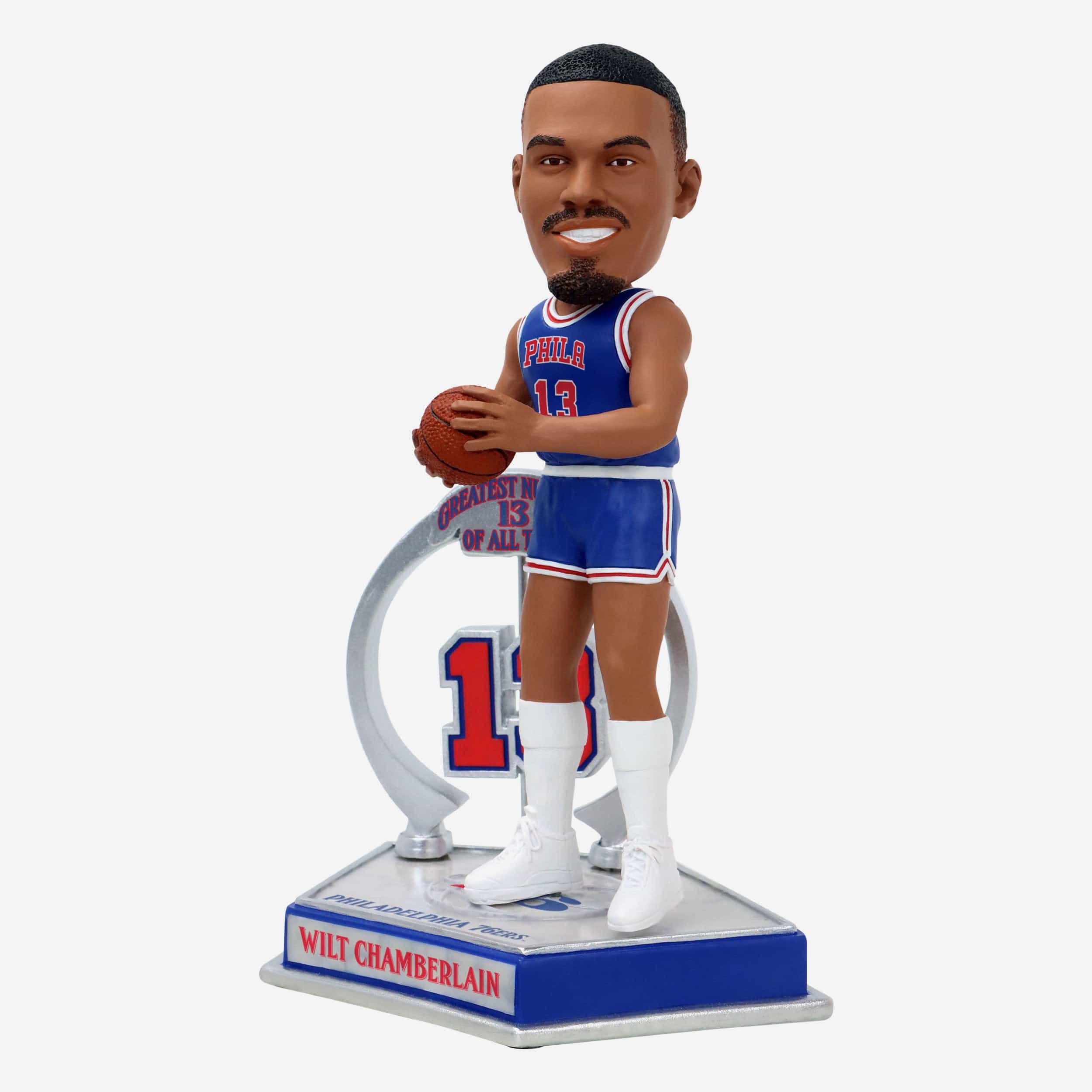 Wilt Chamberlain Philadelphia 76ers Legendary Number 13 Bobblehead - Image 4