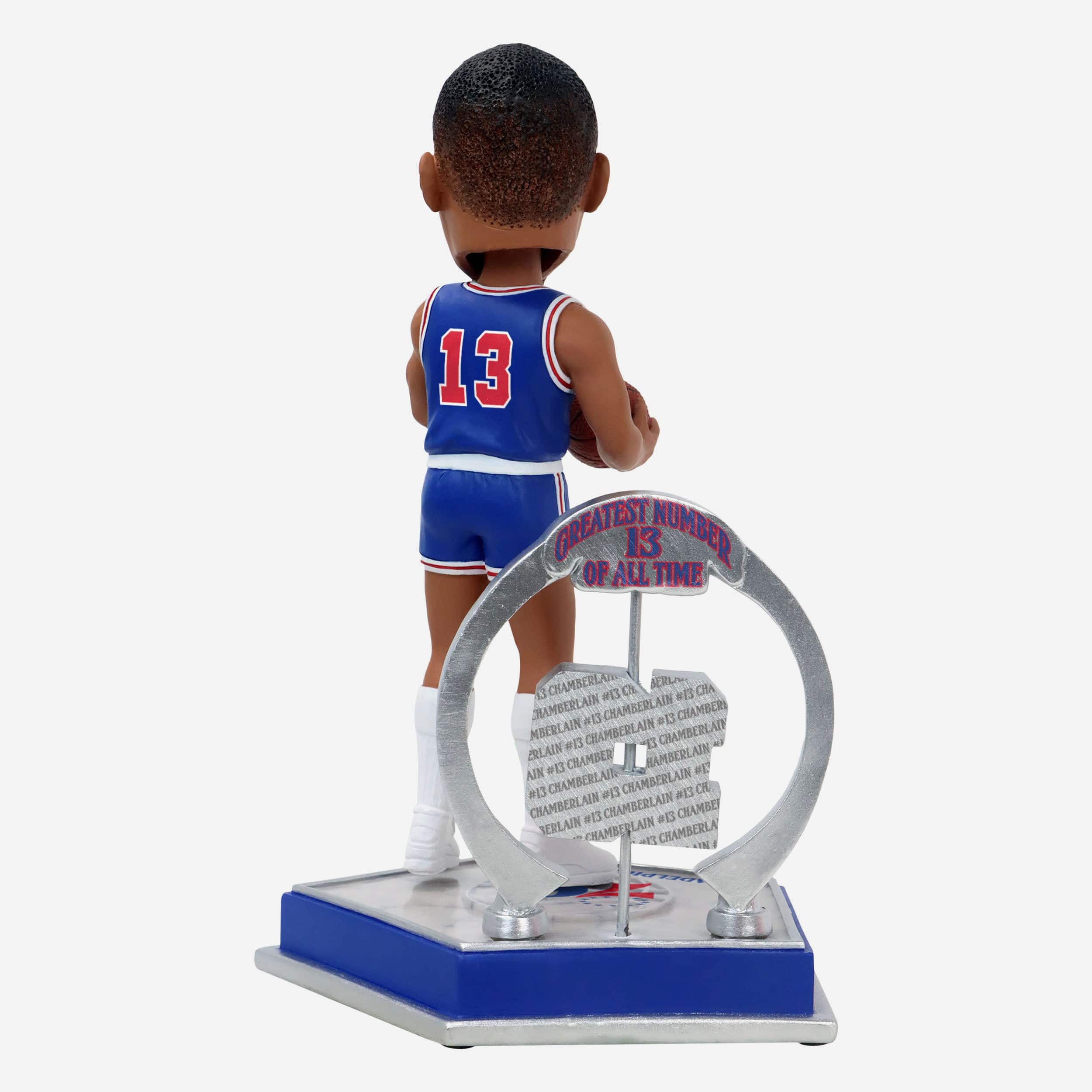 Wilt Chamberlain Philadelphia 76ers Legendary Number 13 Bobblehead - Image 5